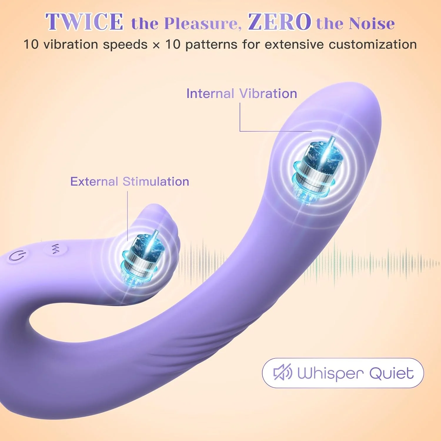 SilkNest Dual-Motor Remote Control Rabbit Vibrator - Image 3