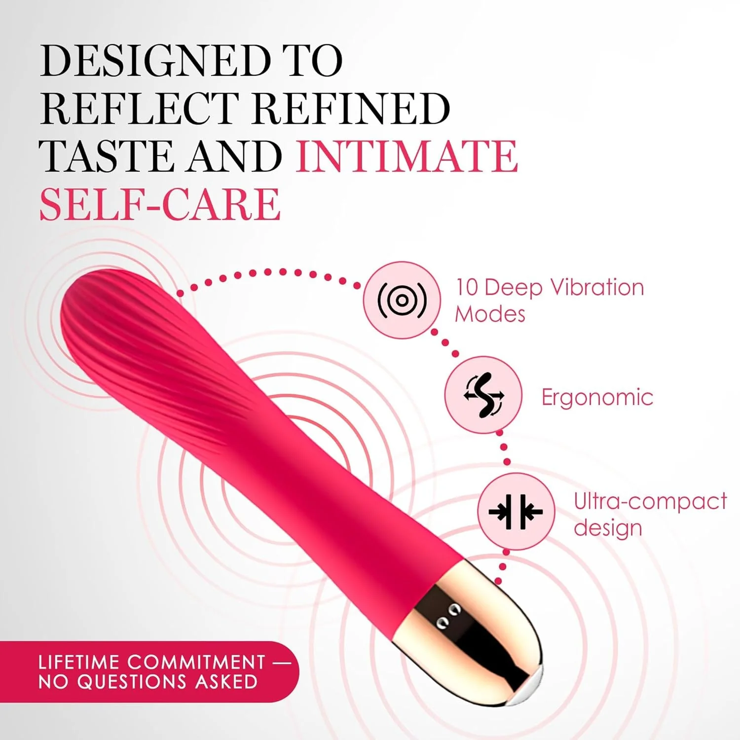 SilkRipple Textured Wand Vibrator - Image 2