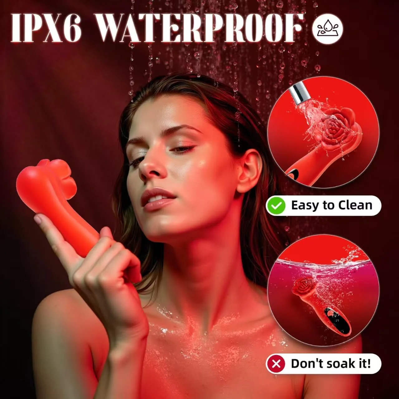 SilkWhisper LCD Mini Clit & Nipple Wand Vibrator - Image 4