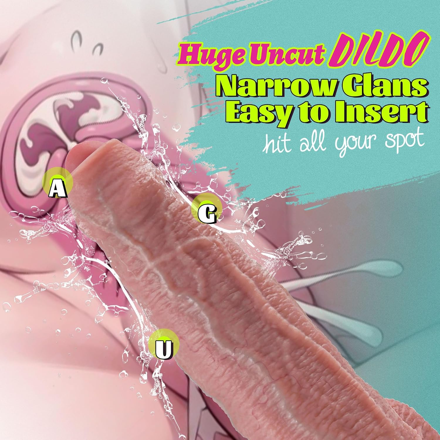 SkinMotion XL Foreskin Dildo - Image 2