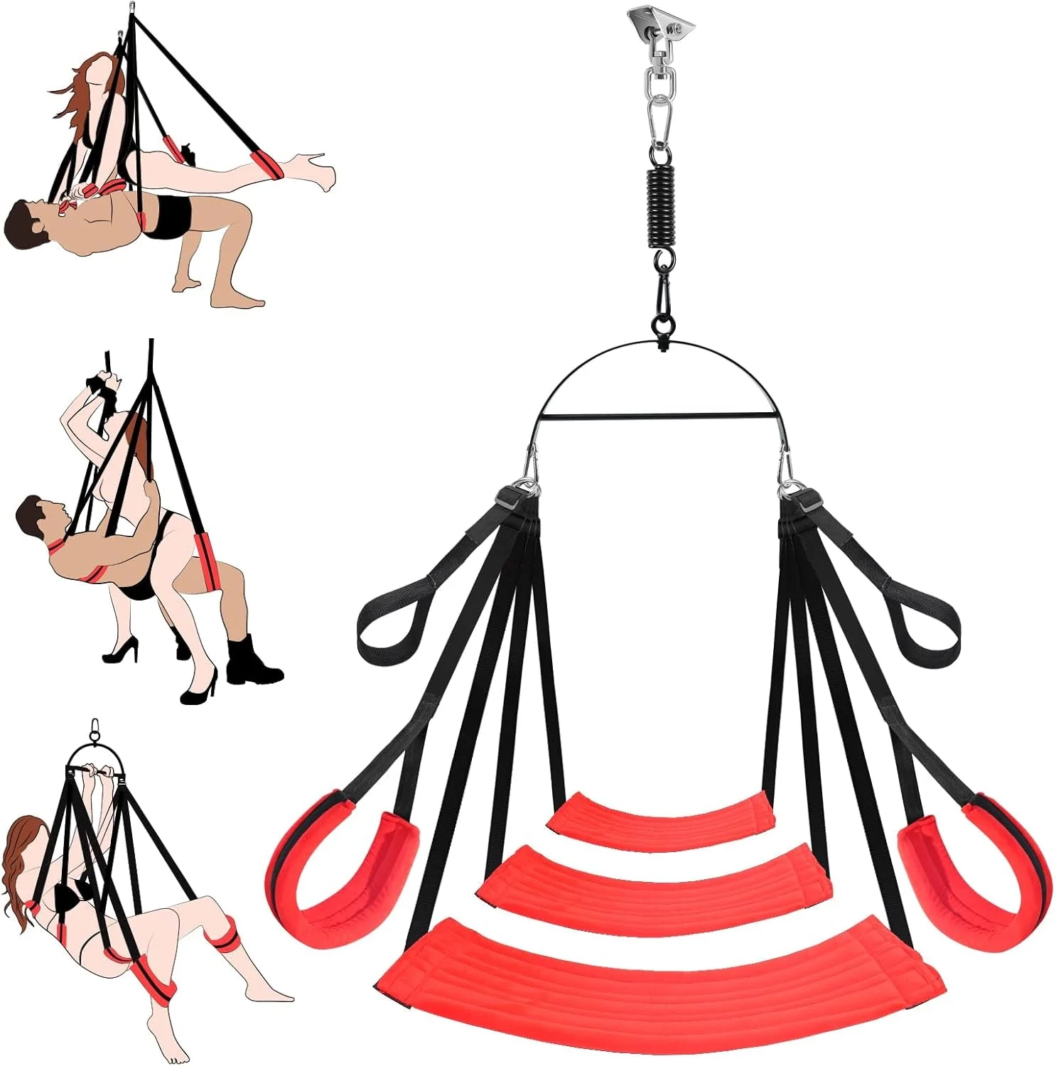 SkyBound 360° Rotating Sex Swing Padded Sling - Image 7