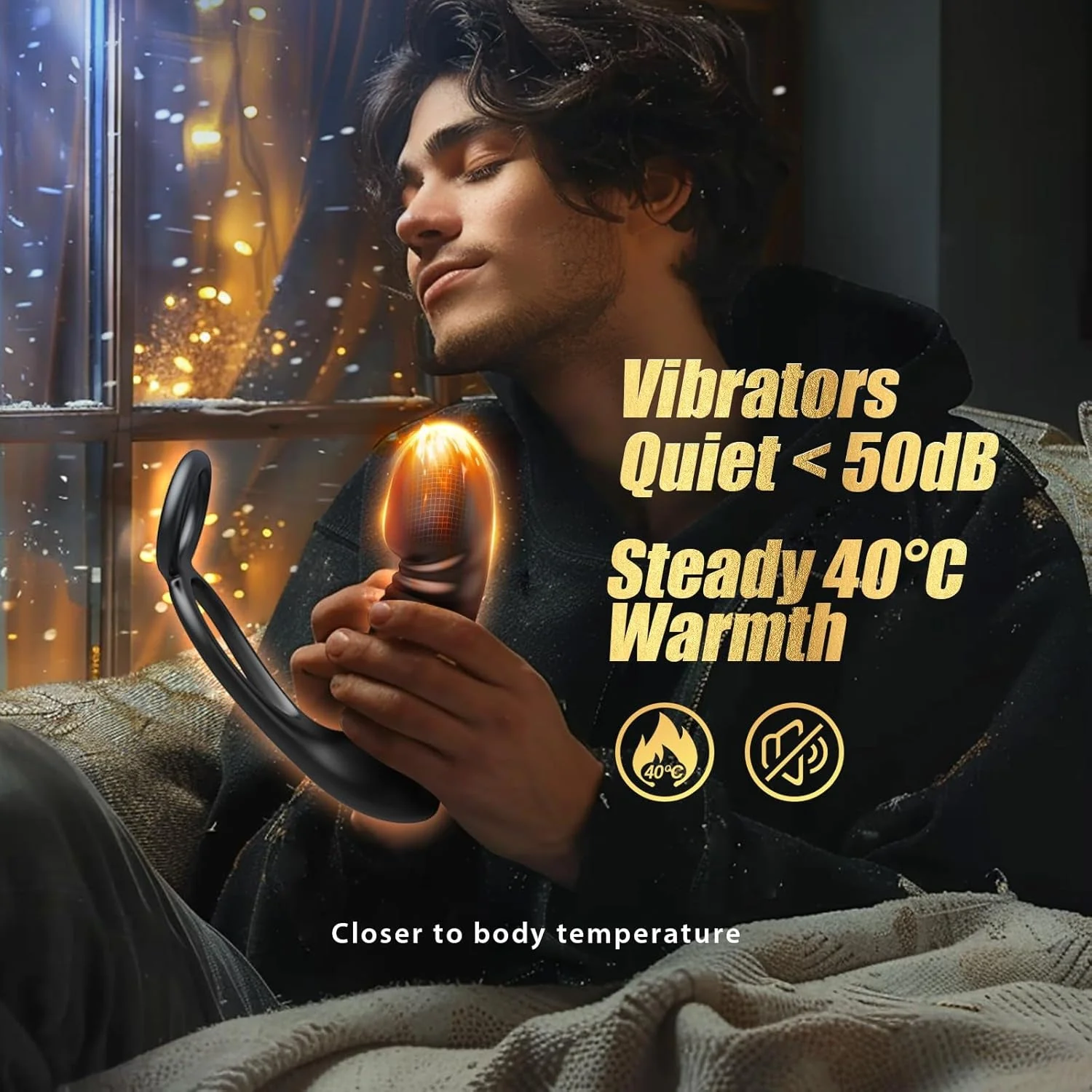 SlateOrbit Thrusting Prostate Massager Cock Ring 7 Modes - Image 6