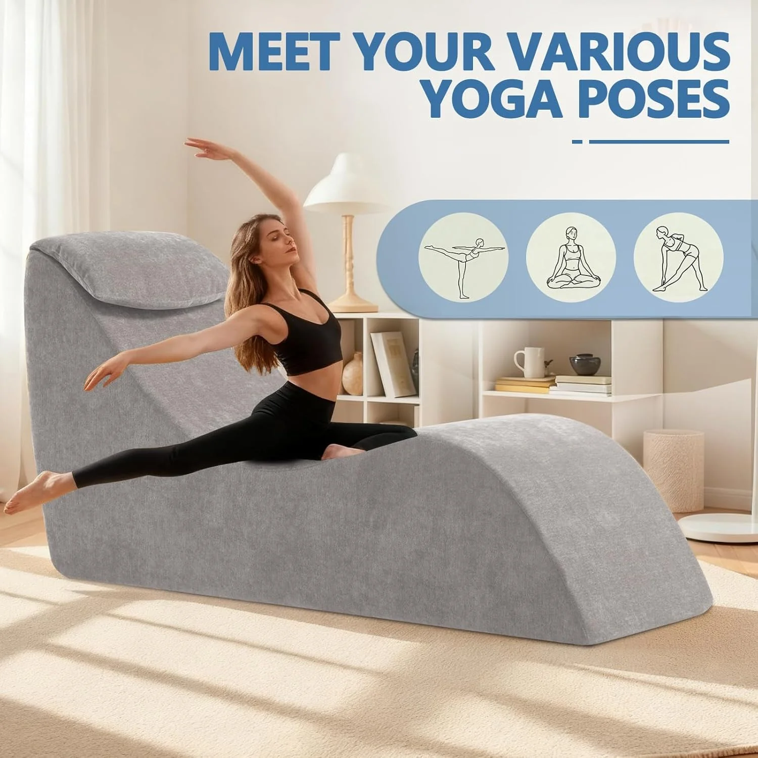 SlateVice Premium Gray Sex Chaise Lounge Chair - Image 5