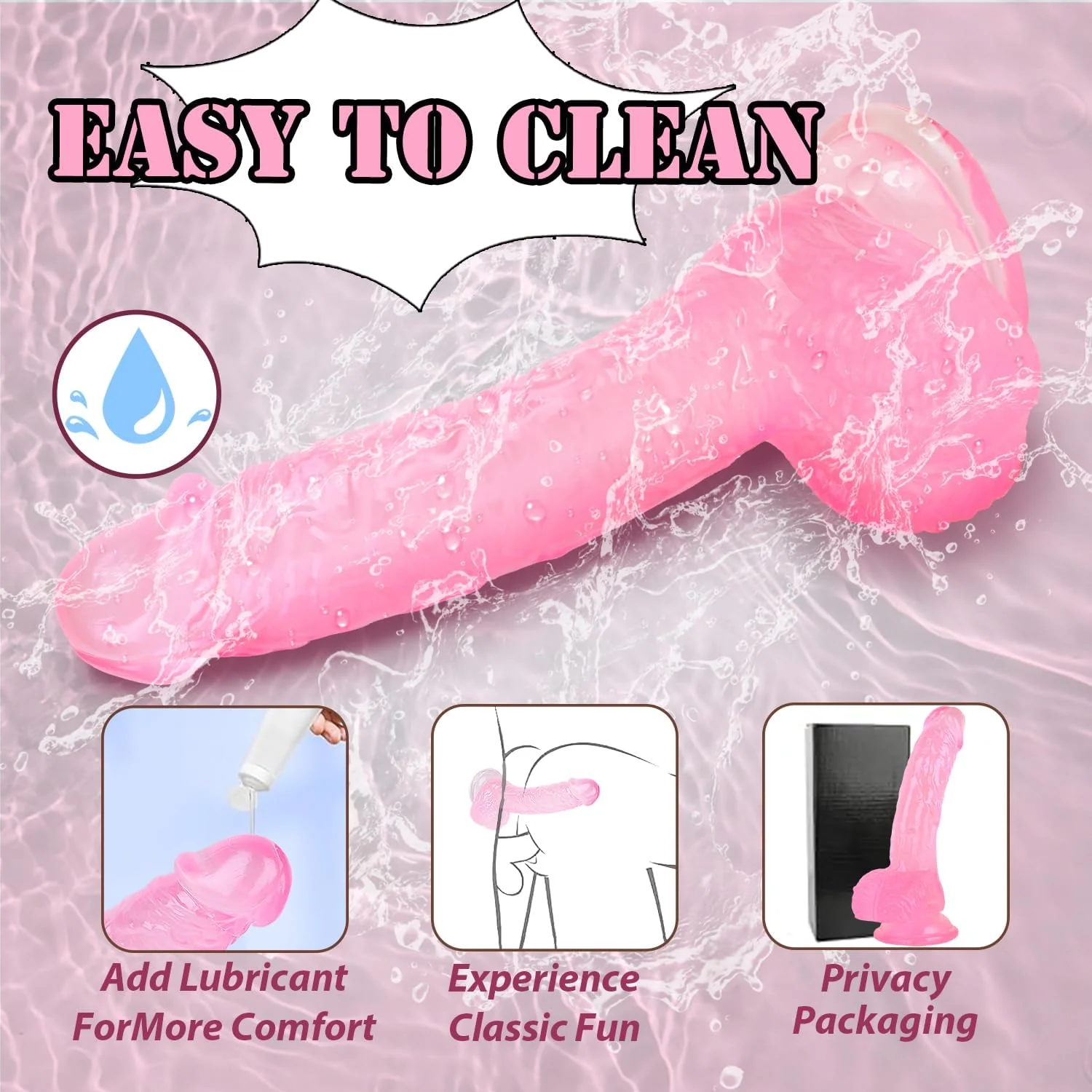 SoftGrip 7" Beginner Dildo - Image 8
