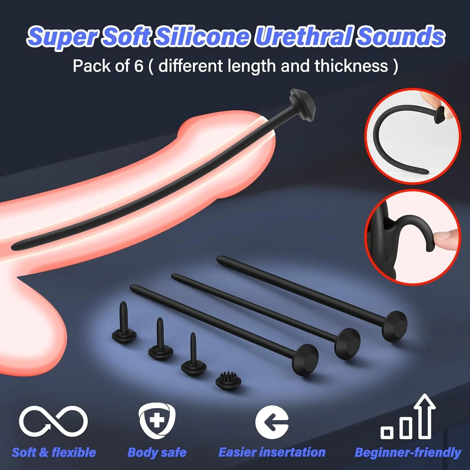 SoundStroke Male Vibrator & Urethral Sound Set - Image 4