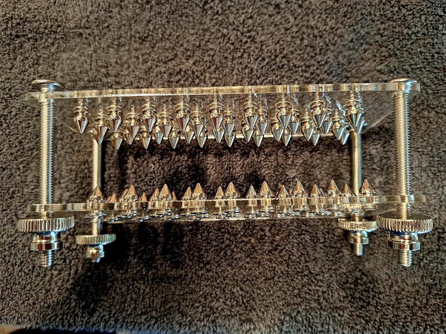 SpikeSplit Acrylic CBT BDSM Penis & Testicle Crusher - Image 4