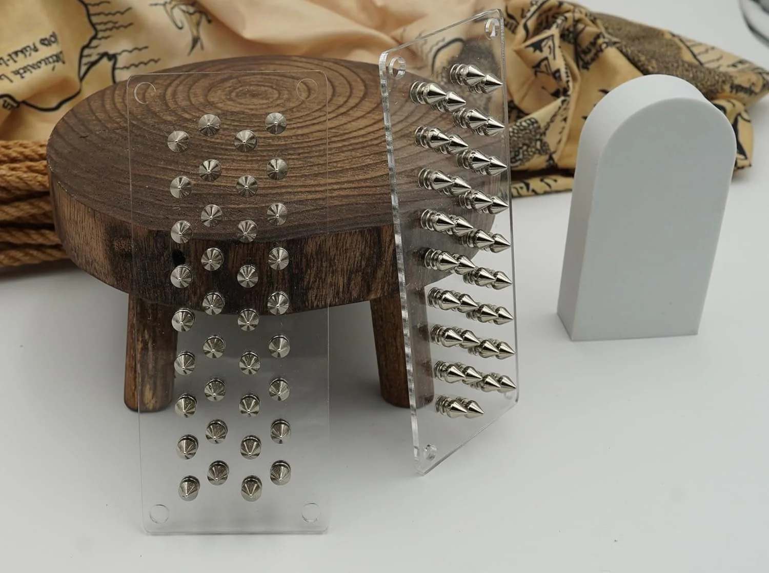 SpikeSplit Acrylic CBT BDSM Penis & Testicle Crusher - Image 5