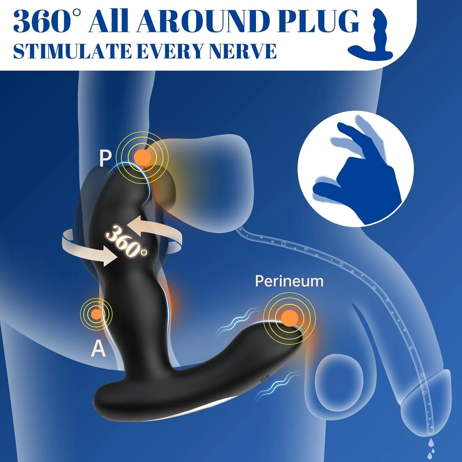 SpinCurve Rotating Prostate Massager & Anal Vibrator - Image 2