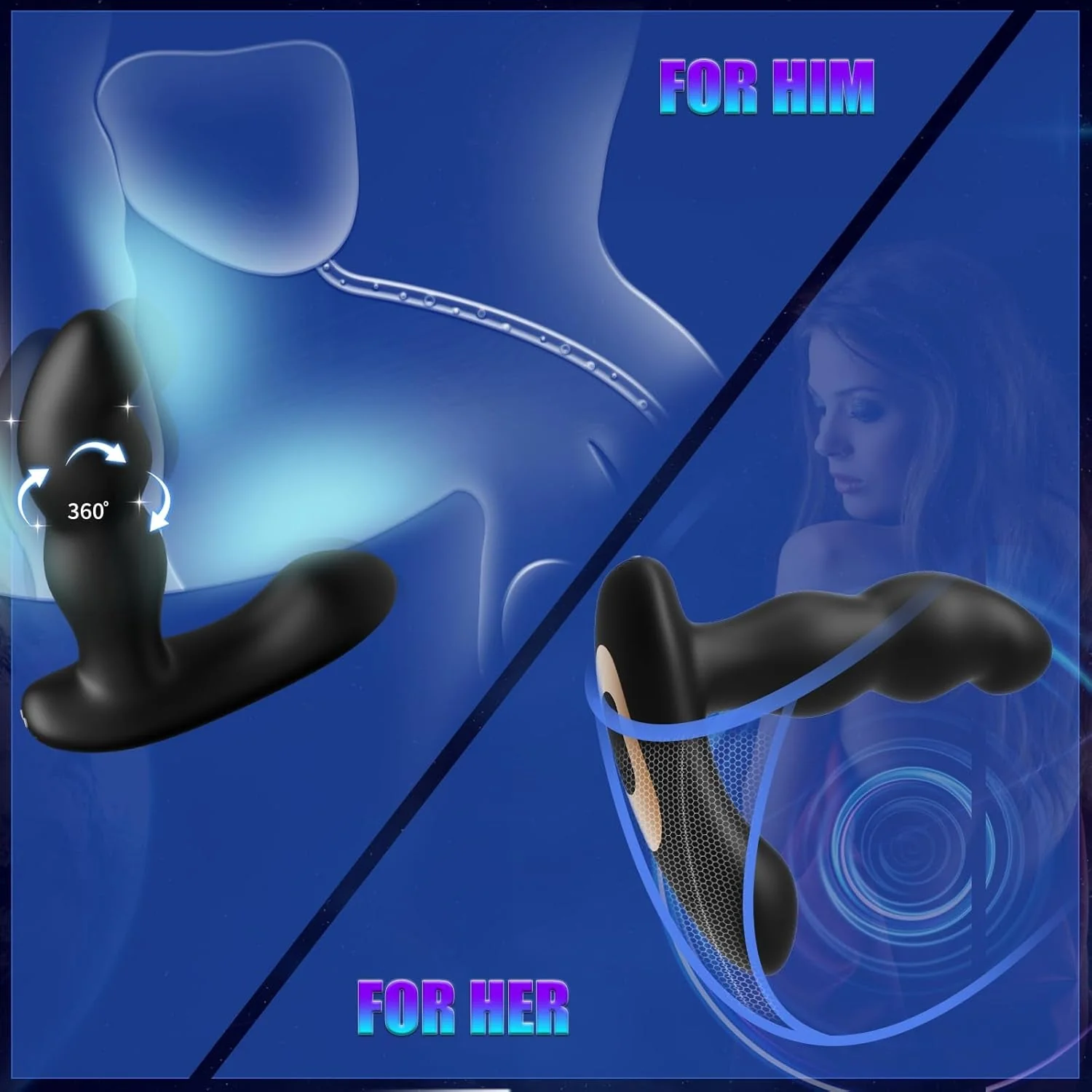 SpinCurve Rotating Prostate Massager & Anal Vibrator - Image 4