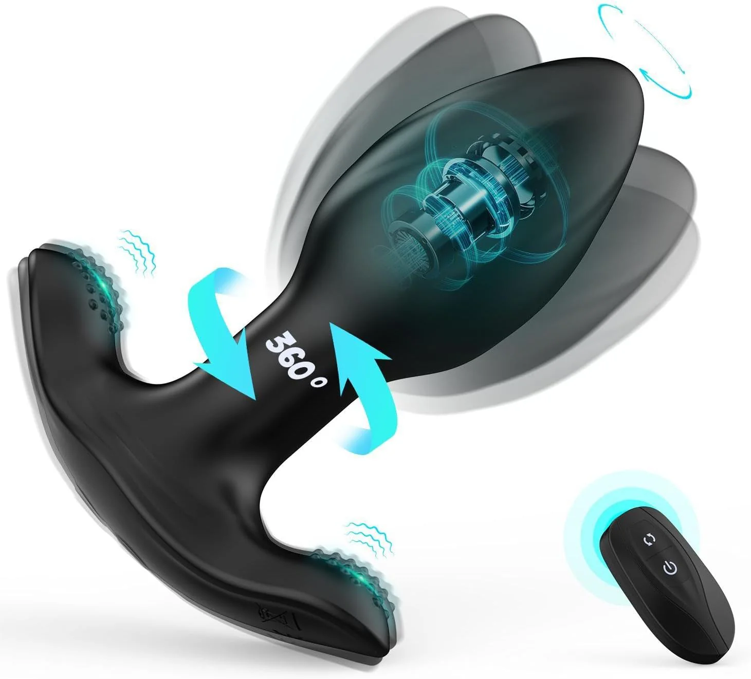 SpiralGrip Remote Rotating Anal Plug - Image 2