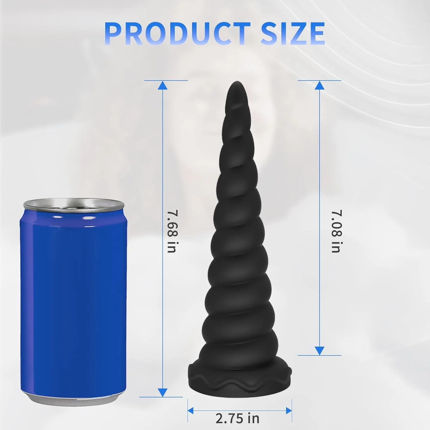 SpiralRide Liquid Silicone Anal Plug - Image 2