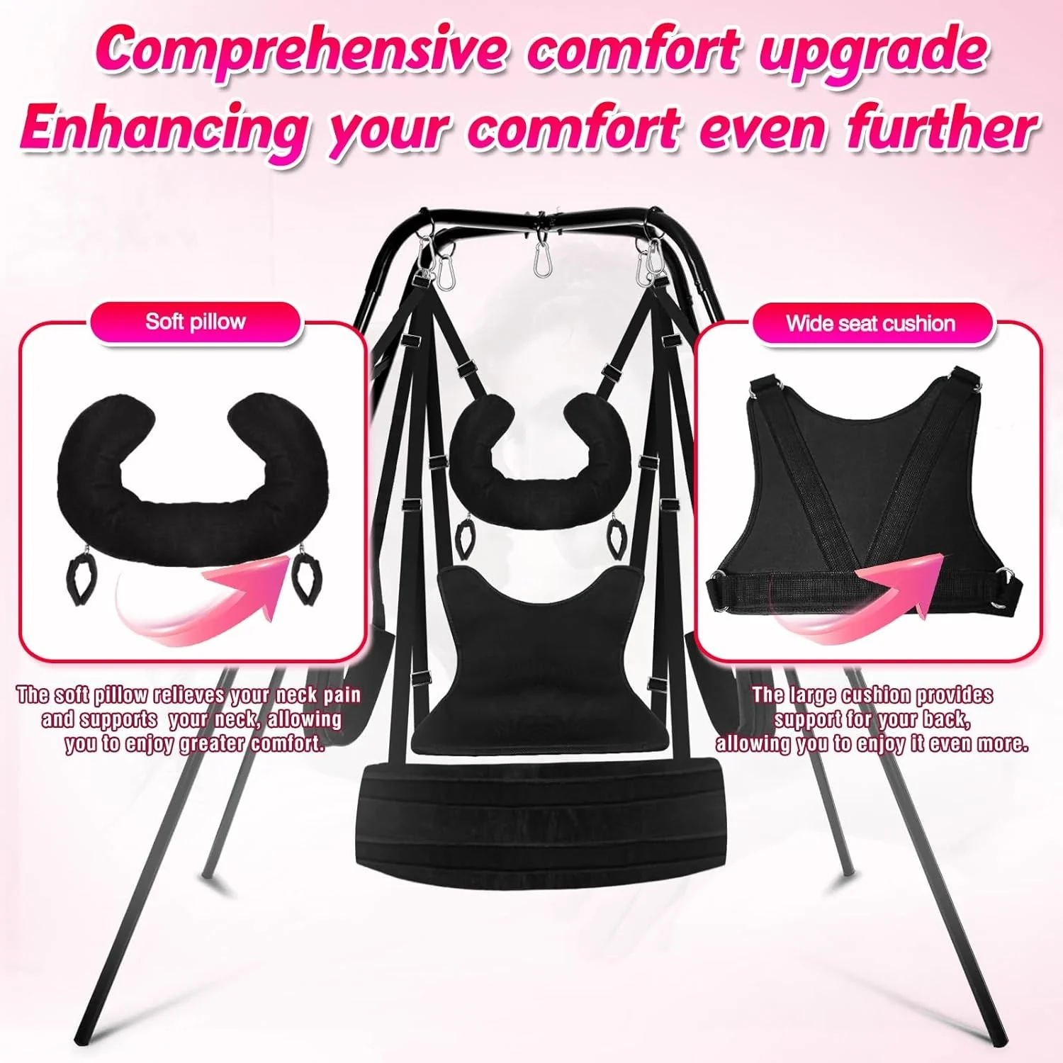 StandFree Freestanding Sex Swing Frame & Sling 800lb - Image 2