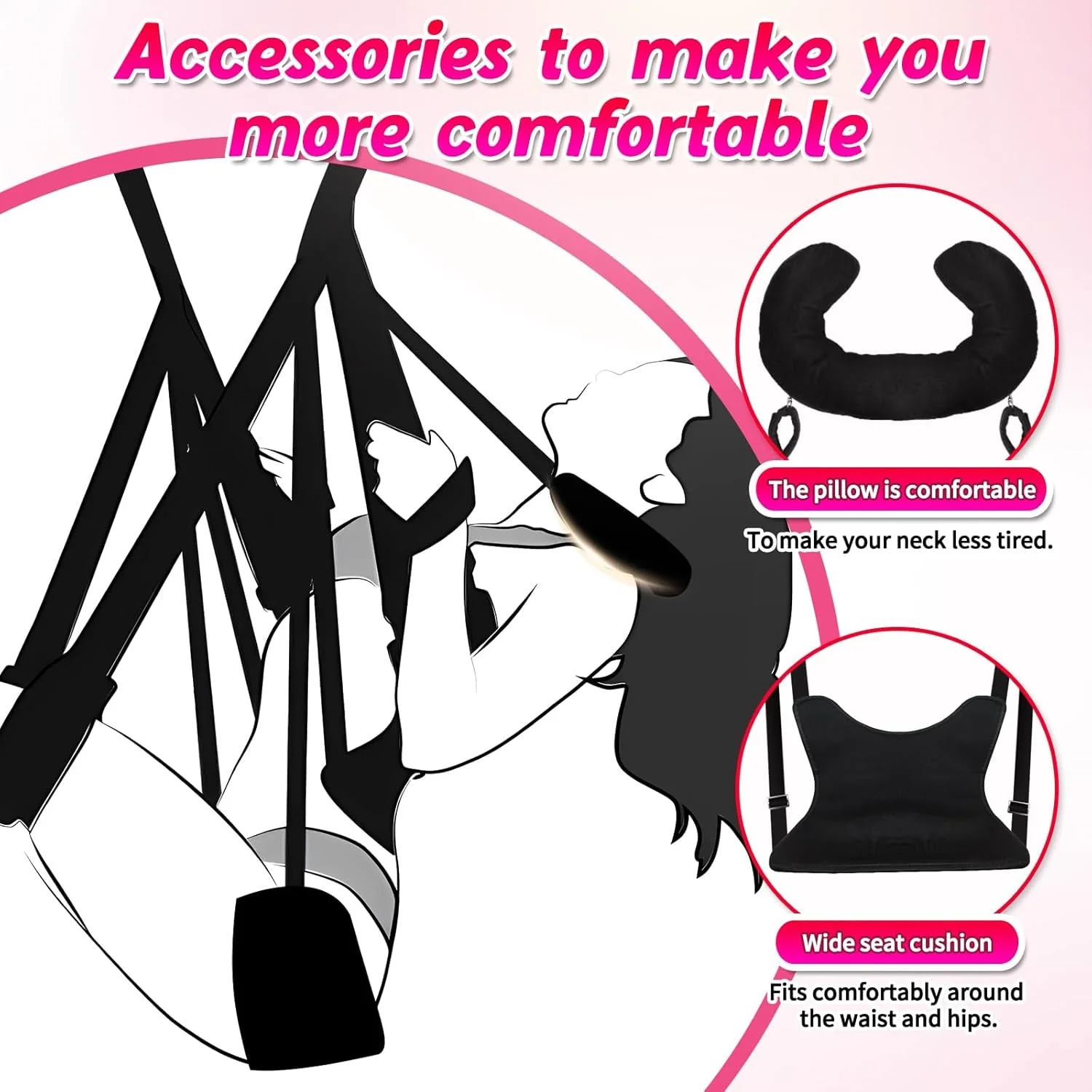 StandFree Freestanding Sex Swing Frame & Sling 800lb - Image 4