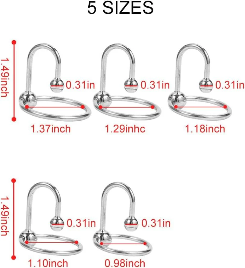 SteelHold Stainless Steel Cock Ring & Urethral Sound - Image 7