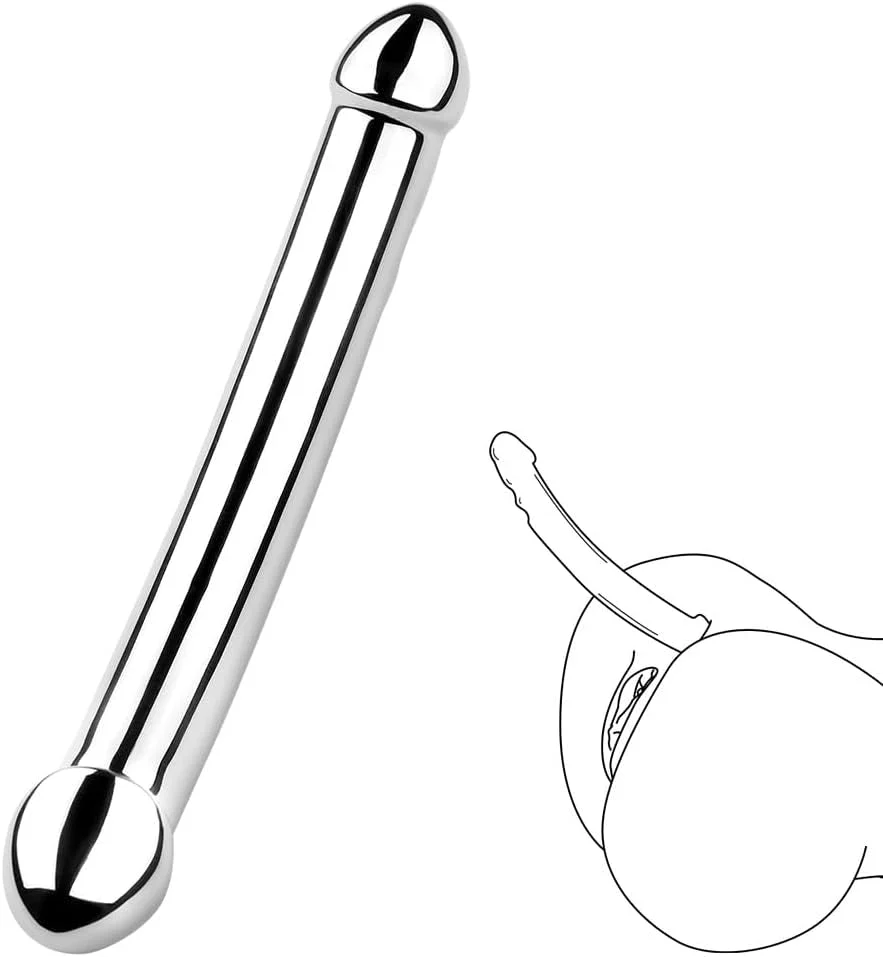 SteelScepter Metal Double Ended Dildo - Image 3