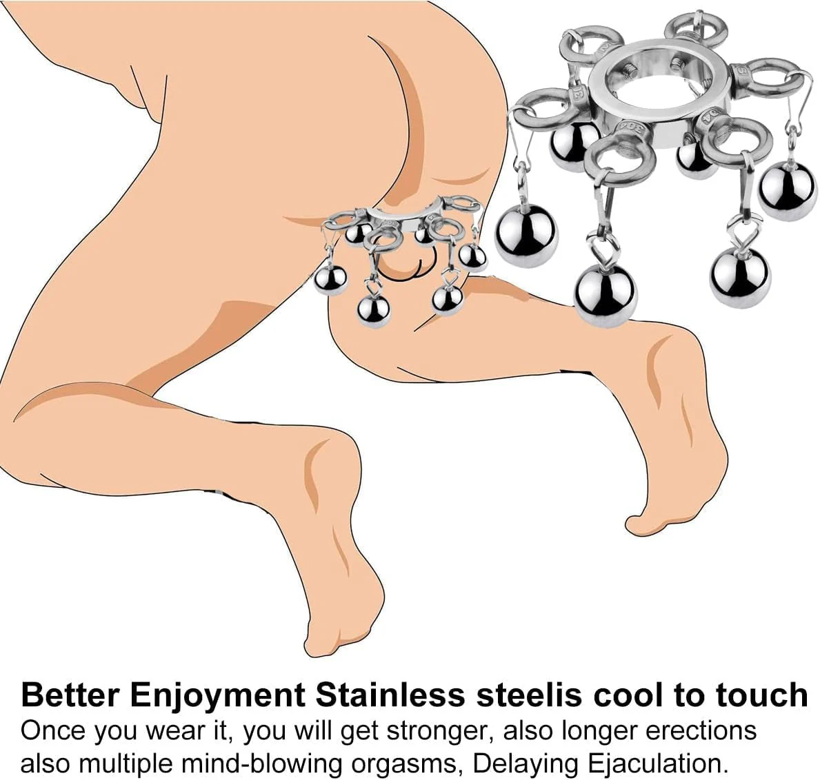 SteelTension Stainless Steel CBT Ball Stretcher - Image 3