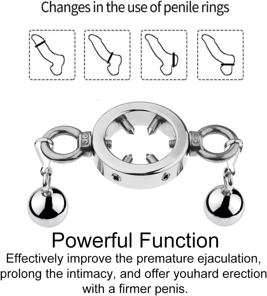 SteelVise Adjustable Stainless Steel CBT Ball Stretcher - Image 6