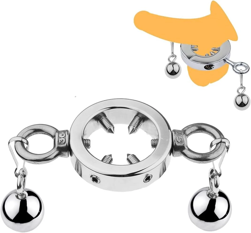 SteelVise Adjustable Stainless Steel CBT Ball Stretcher - Image 8