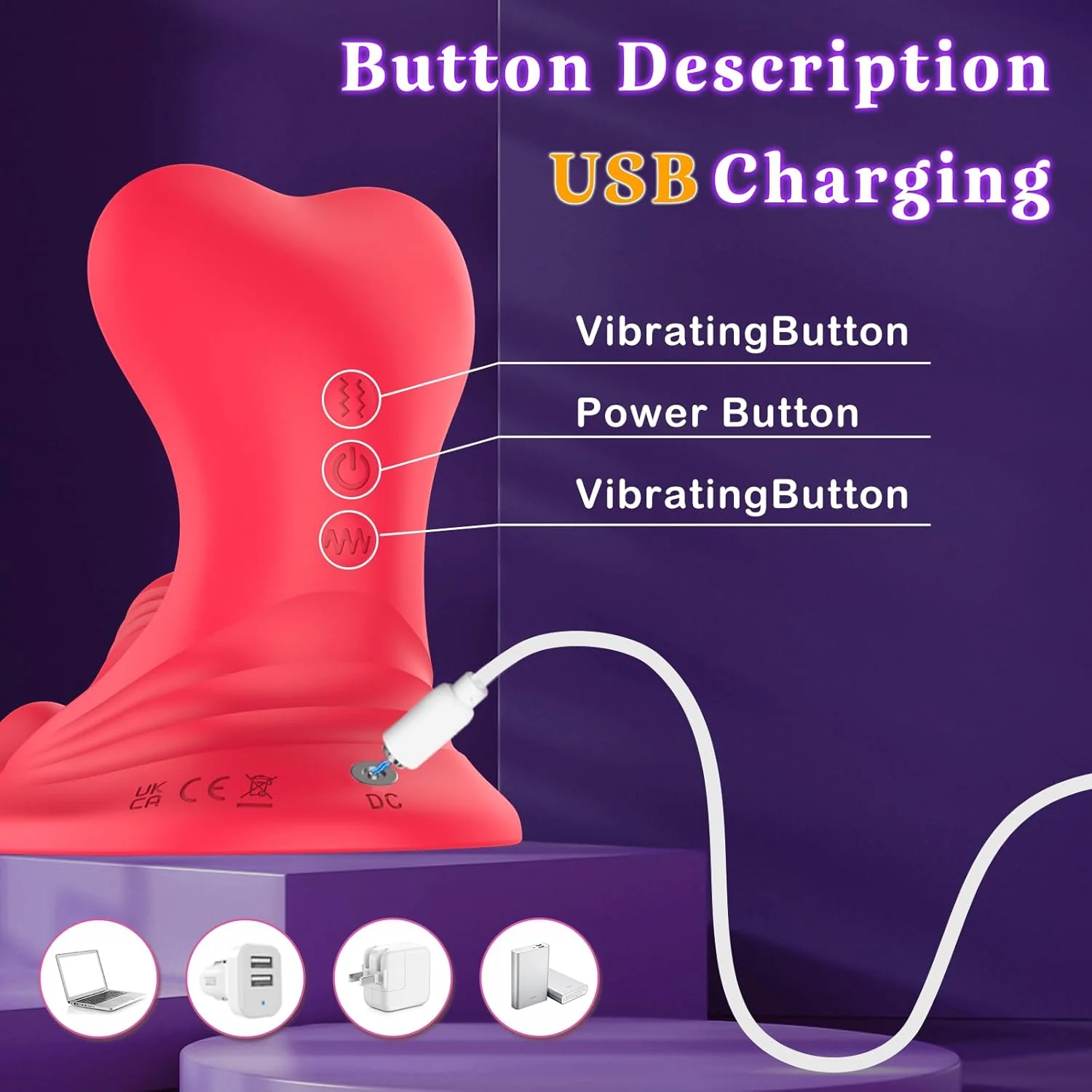 StrataRide Hands-Free Dual Bump Ride-On Vibrator - Image 4