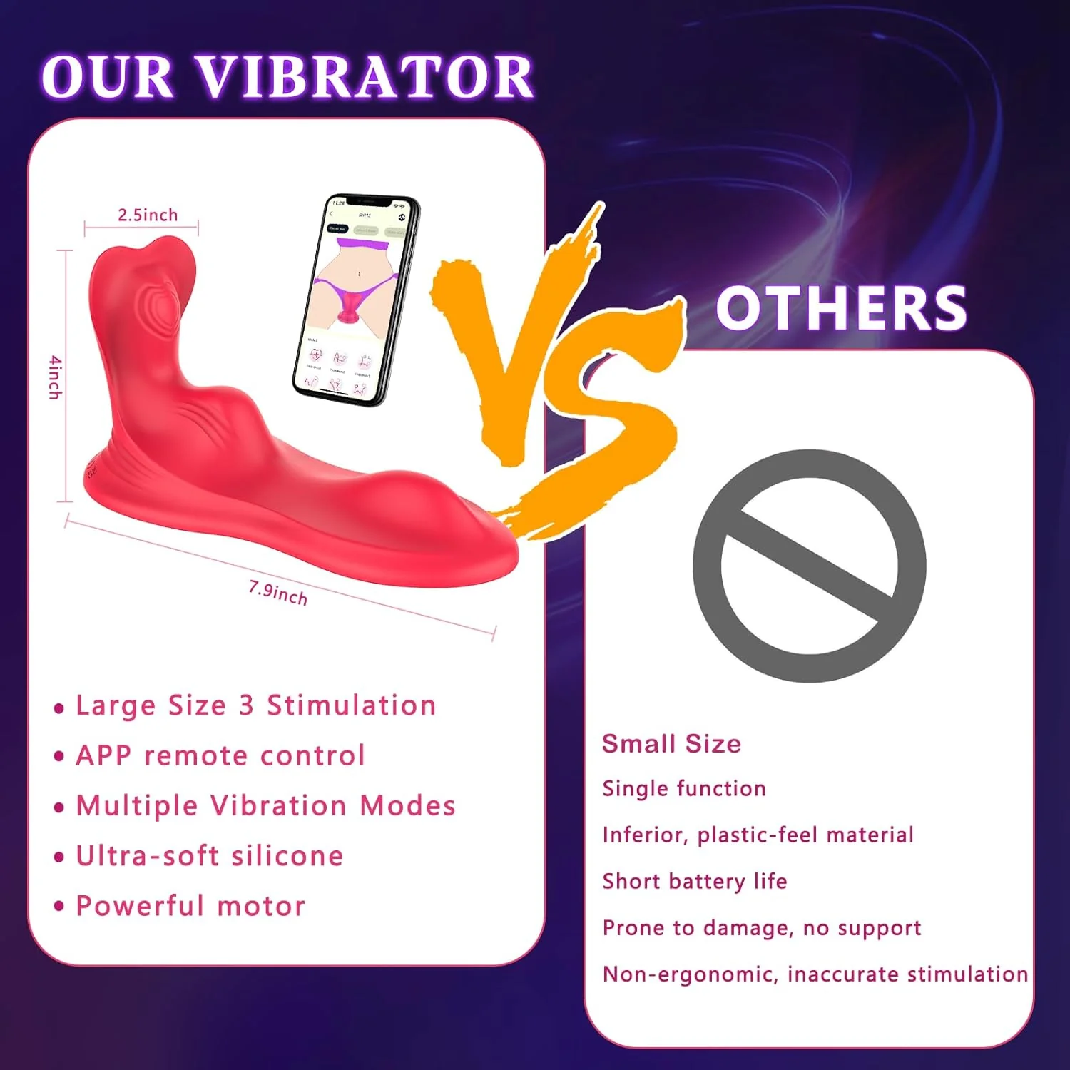 StrataRide Hands-Free Dual Bump Ride-On Vibrator - Image 5