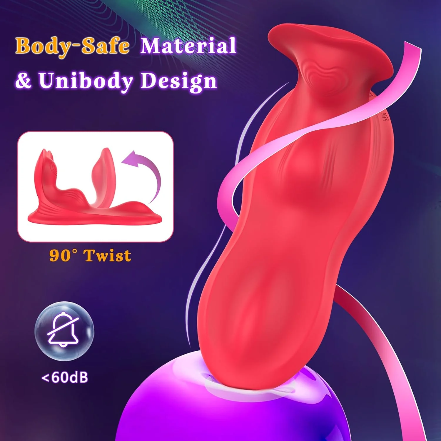StrataRide Hands-Free Dual Bump Ride-On Vibrator - Image 6