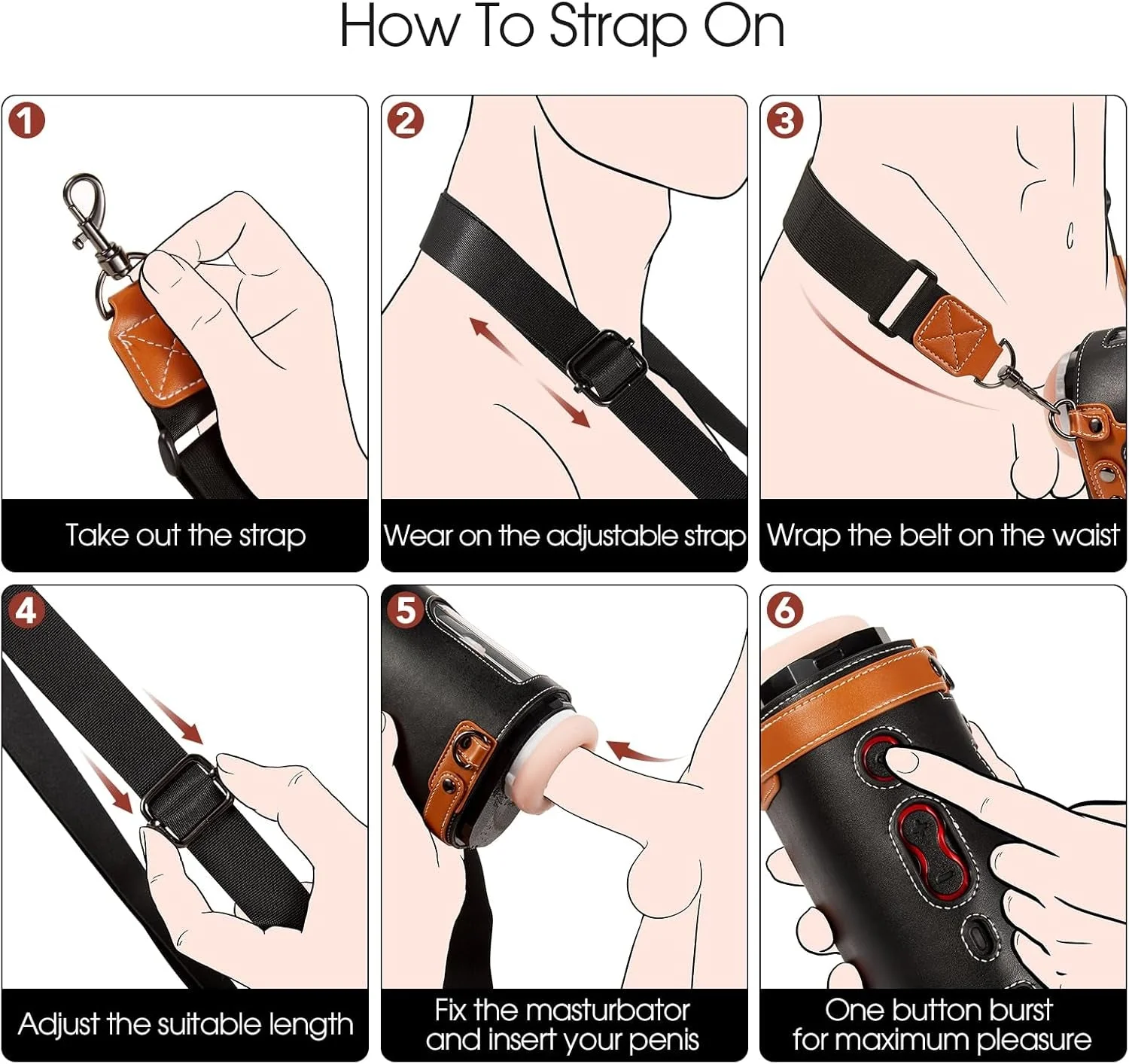 StrikerX Wearable Automatic Male Masturbator - Image 7