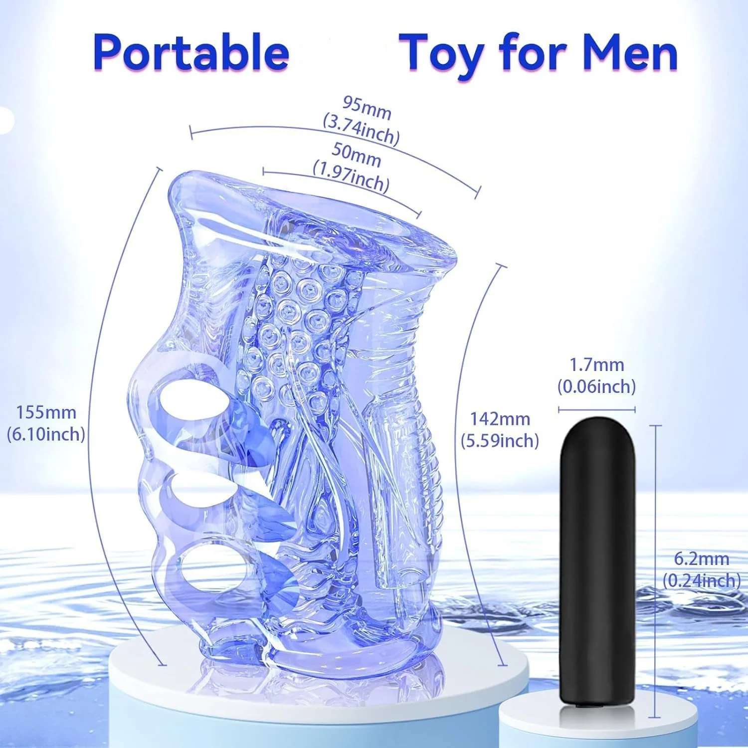 StrokeLock Male Stroker Sleeve with Bullet Vibrator - Image 6