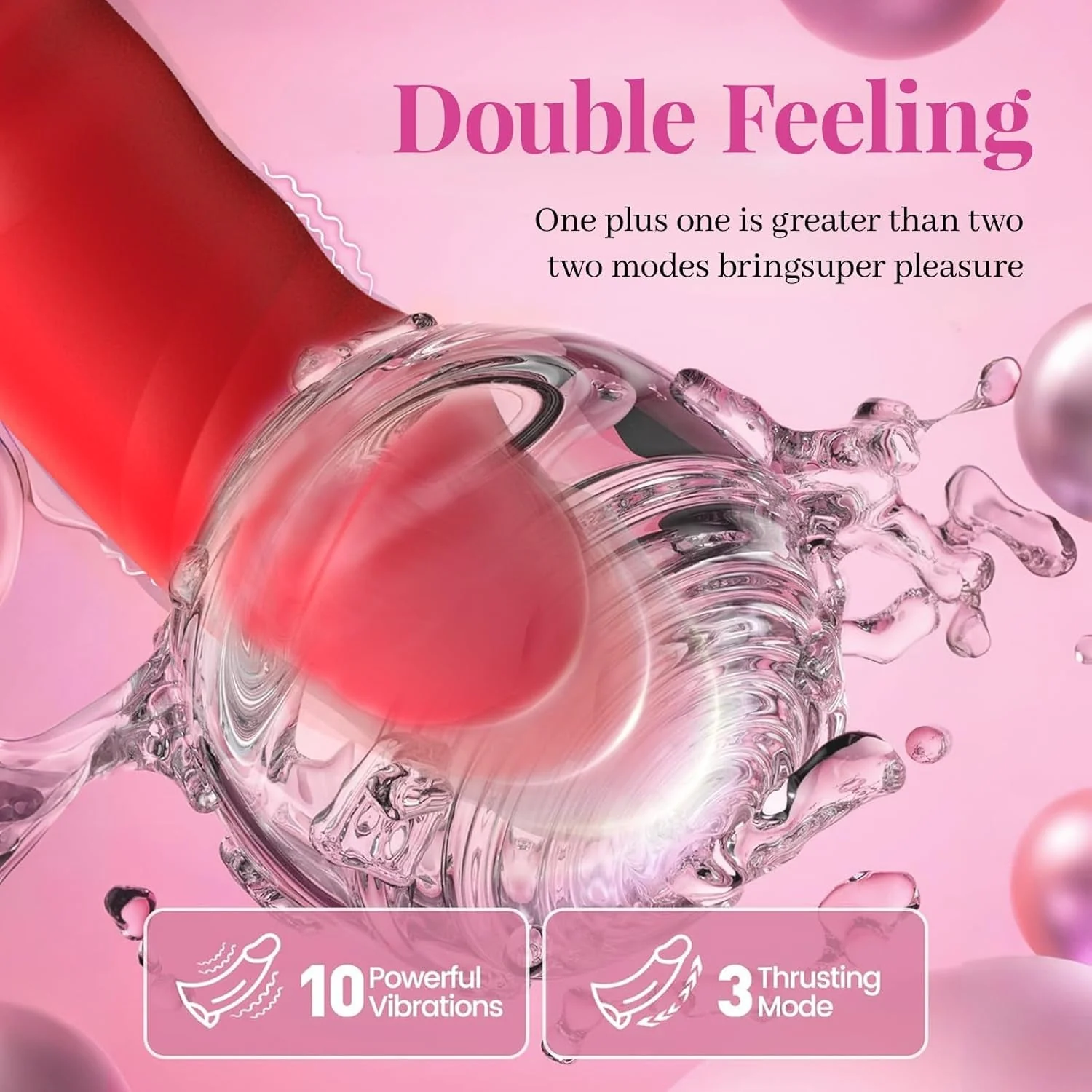 StrokeTempo Thrusting G-Spot Dildo Vibrator - Image 7
