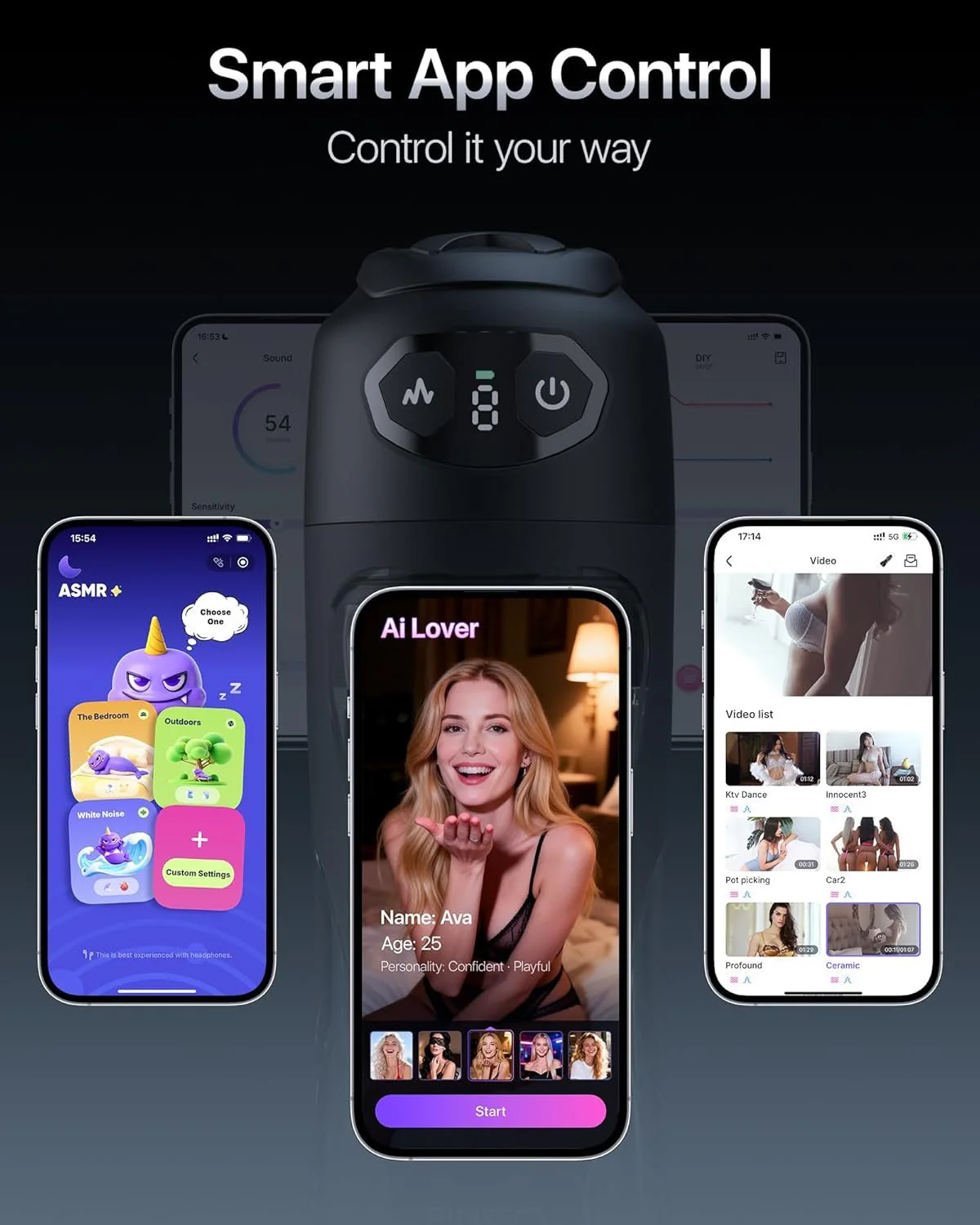AetherSync AI Suction Pro Male Masturbator - Image 8
