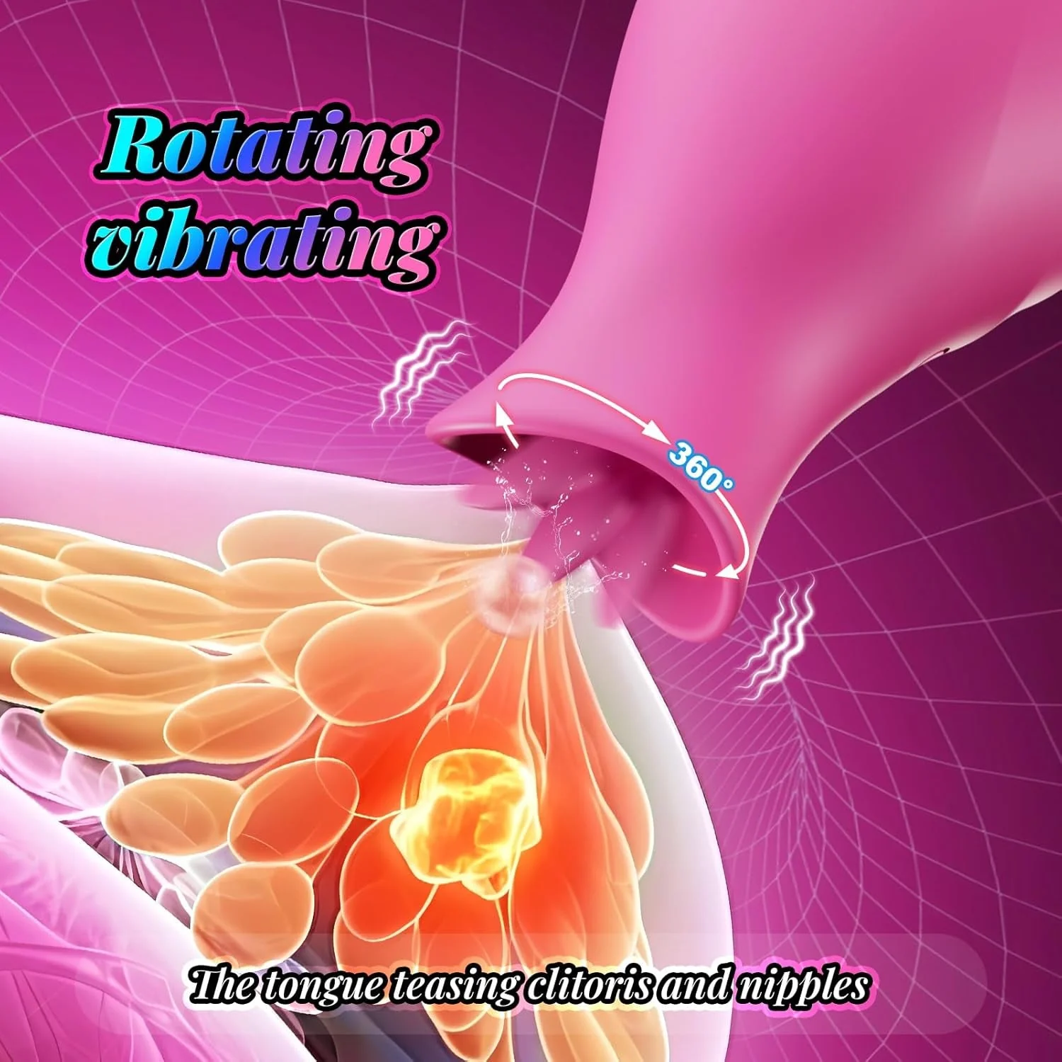 MermaidPulse 2-in-1 Suction & Licking Vibrator - Image 3