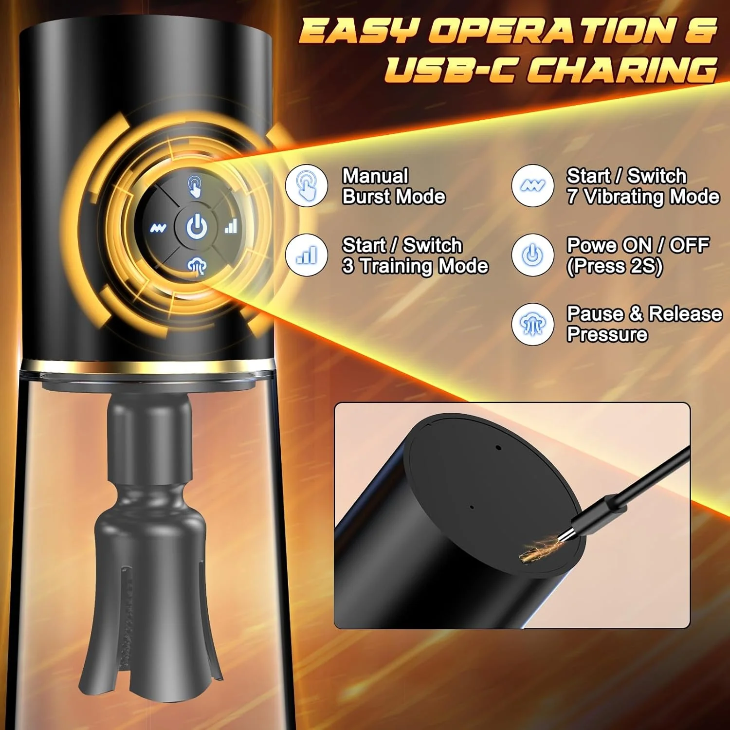 SuctionPro 3-in-1 Vibrating Penis Pump - Image 7