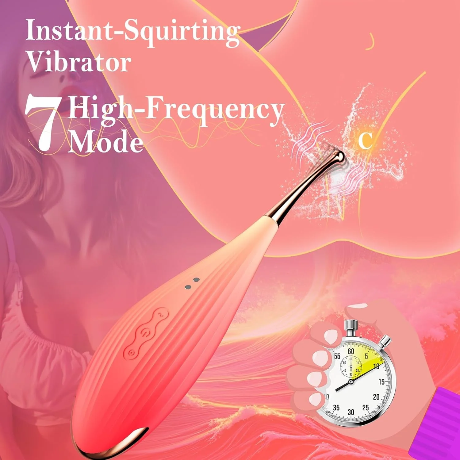 SuctionWave Clit Sucker G-Spot Precision Vibrator - Image 3