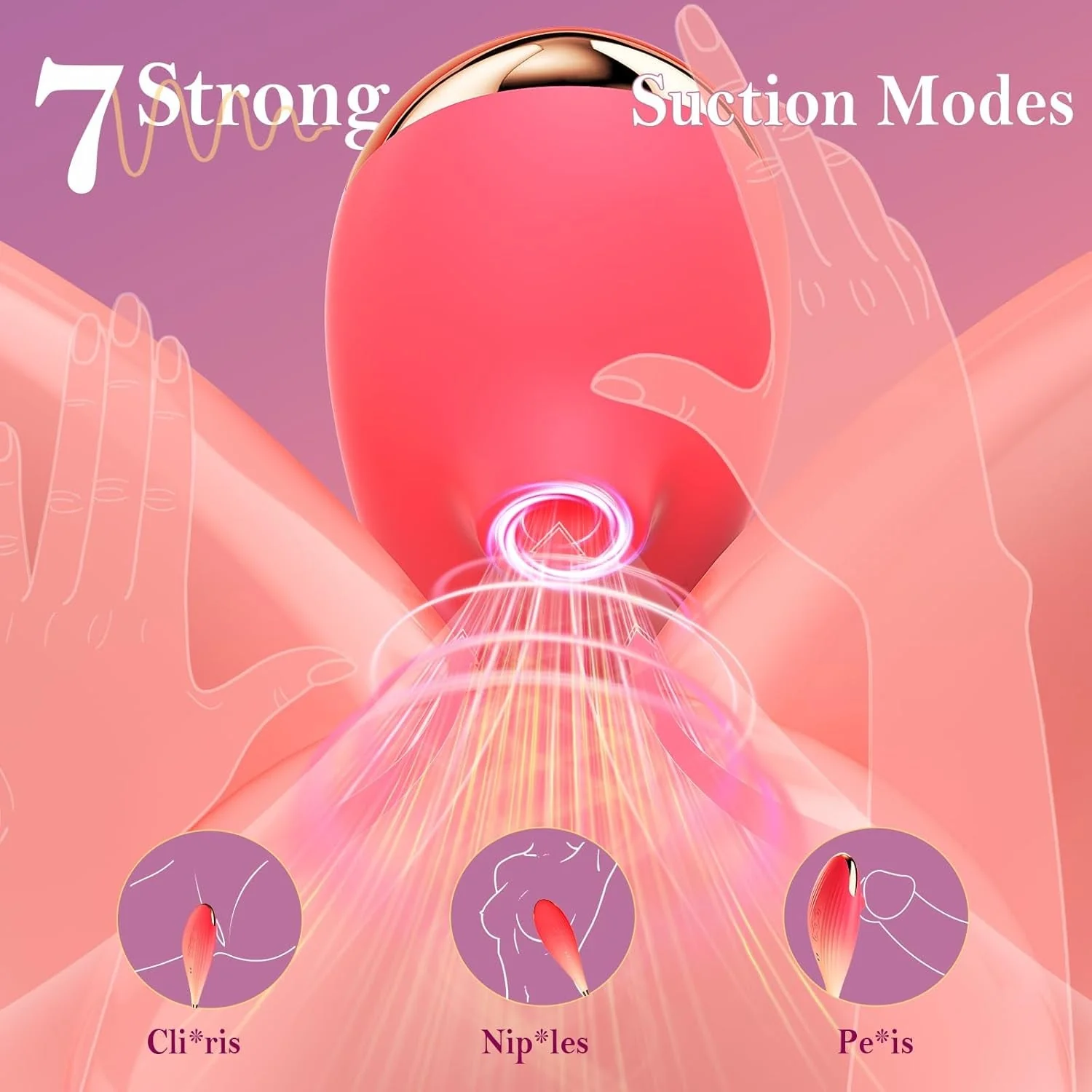 SuctionWave Clit Sucker G-Spot Precision Vibrator - Image 4