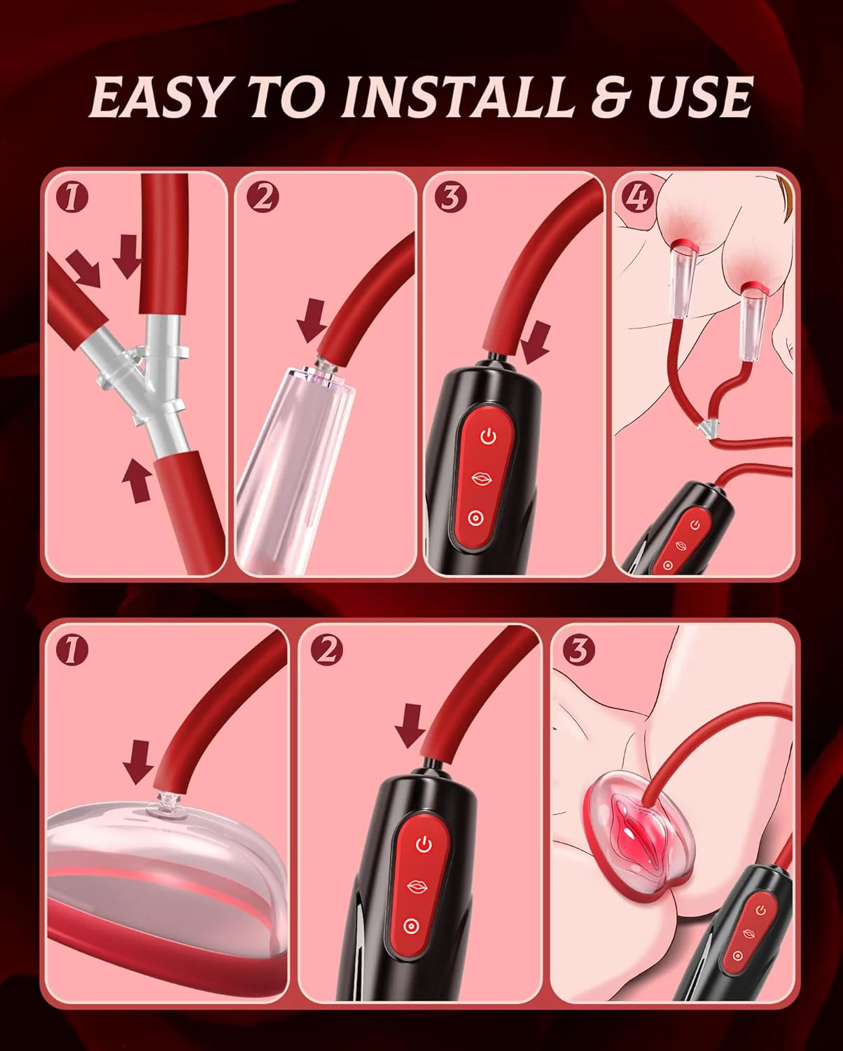 SuctionY 3-in-1 Pussy & Nipple Pleasure Pump - Image 5