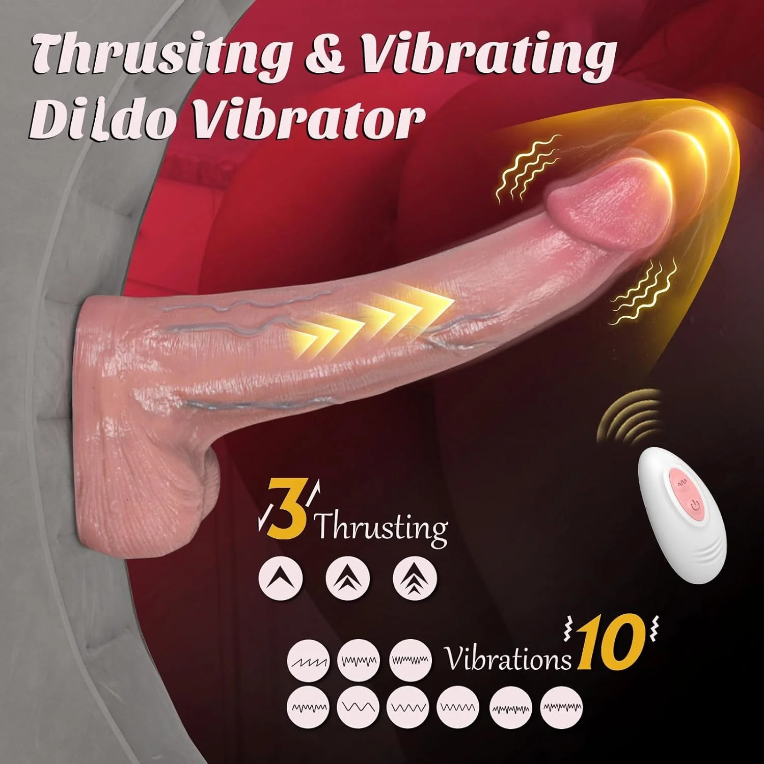 SwingSaddle Sex Position Pillow Dildo Mount with Vibrator - Image 4