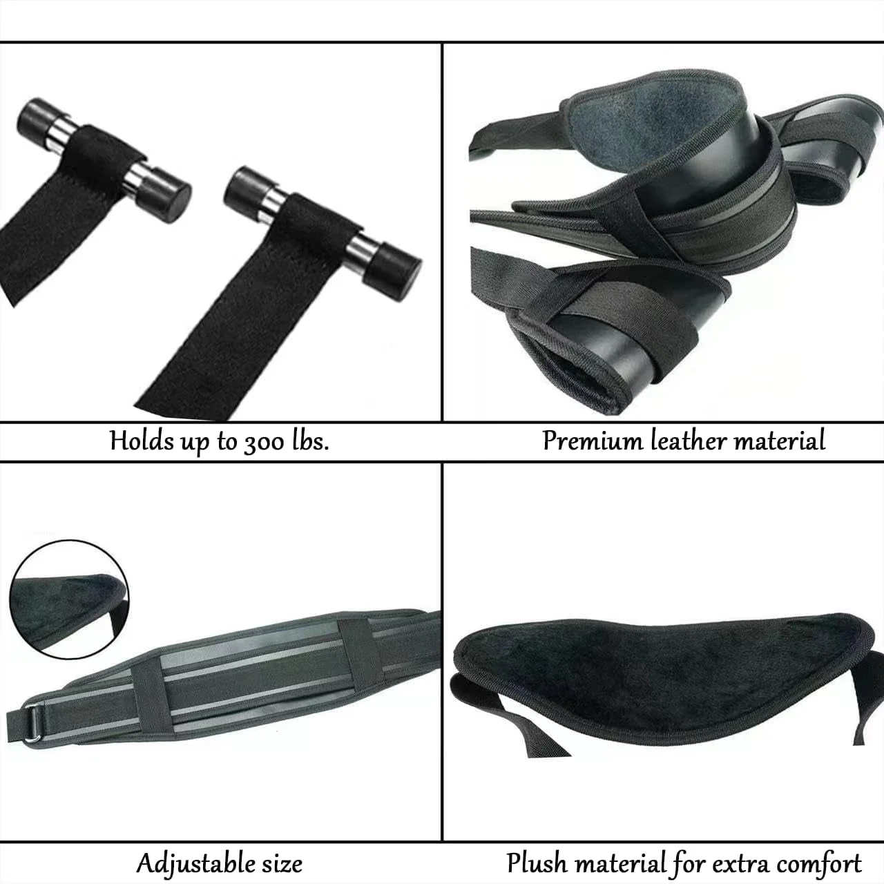 SwingShift 2-in-1 Door Sex Swing & Restraint Set 300lb - Image 5