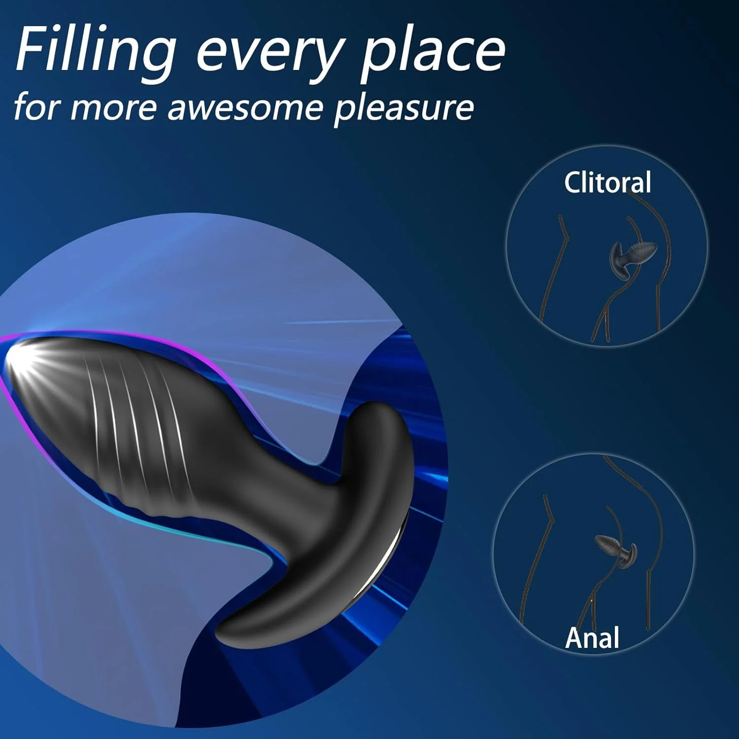 SwirlCommand 360° App Controlled Rotating Butt Plug - Image 4