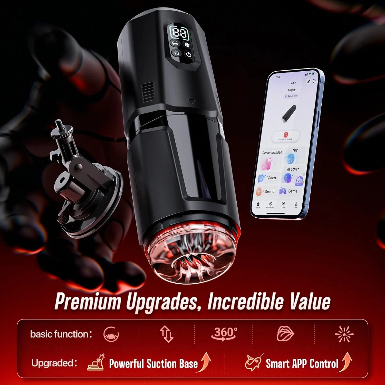 SyncRush AI Sync Male Masturbator Stroker - Image 2