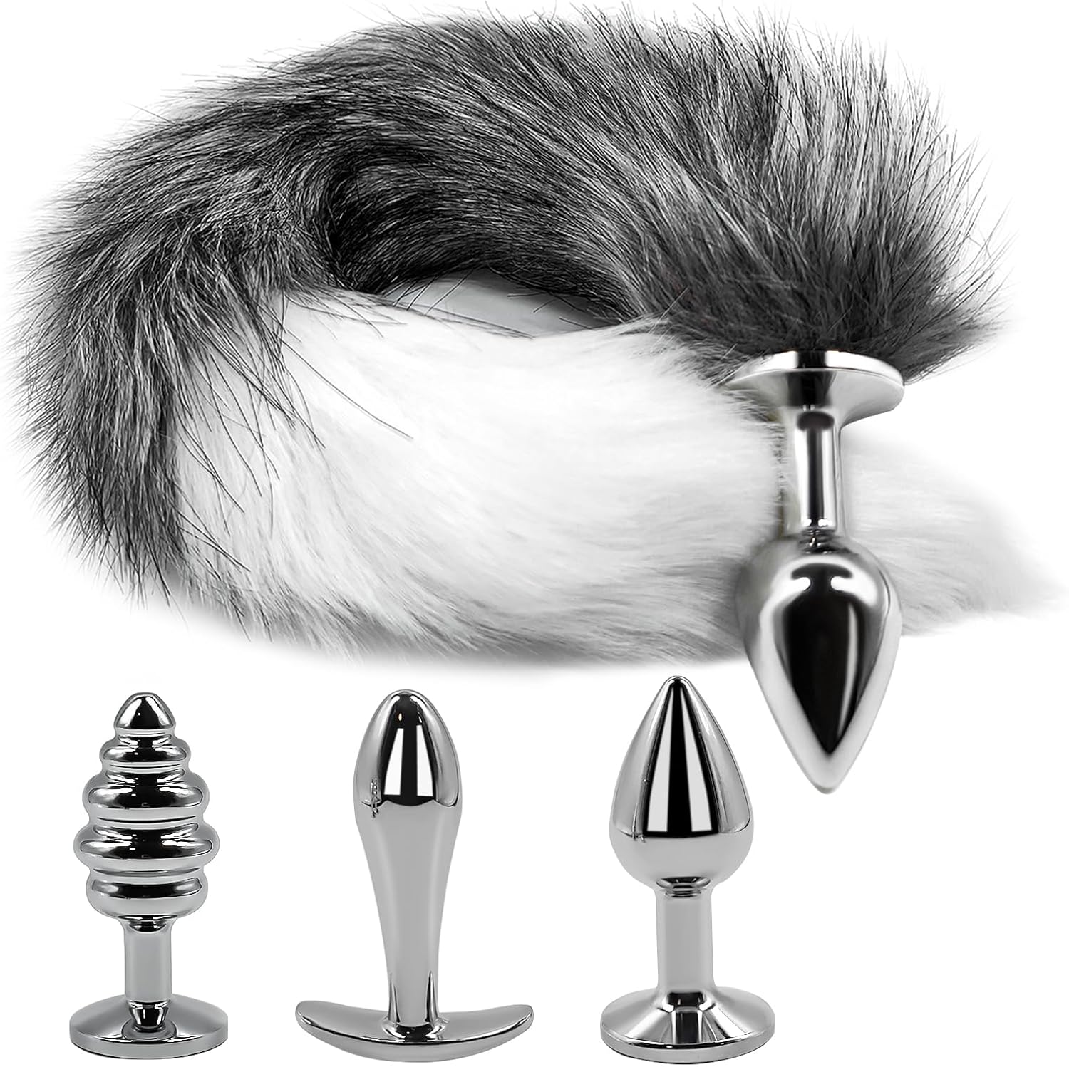 TailTease Fox Plug Set with 3 Metal Plugs - Image 2