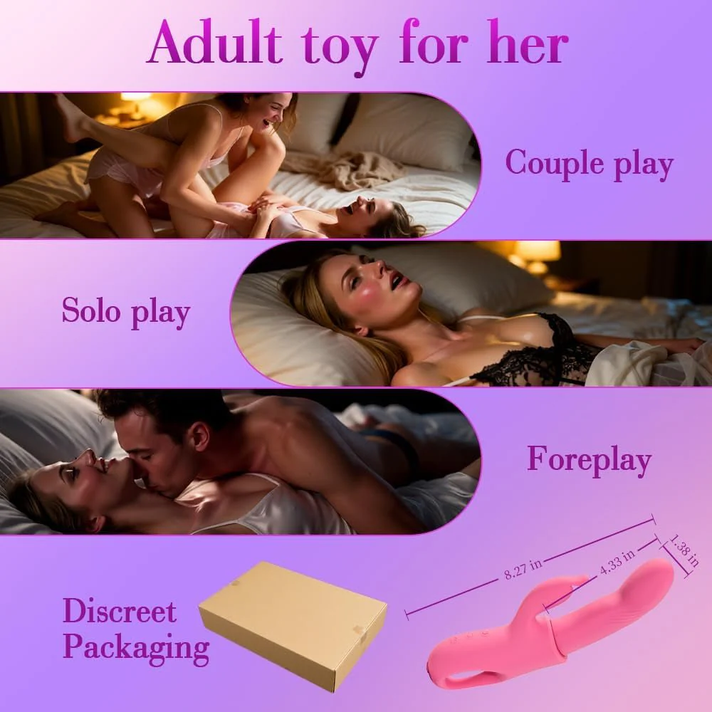 TapFever 7 Tapping Modes Heated Rabbit Vibrator - Image 6