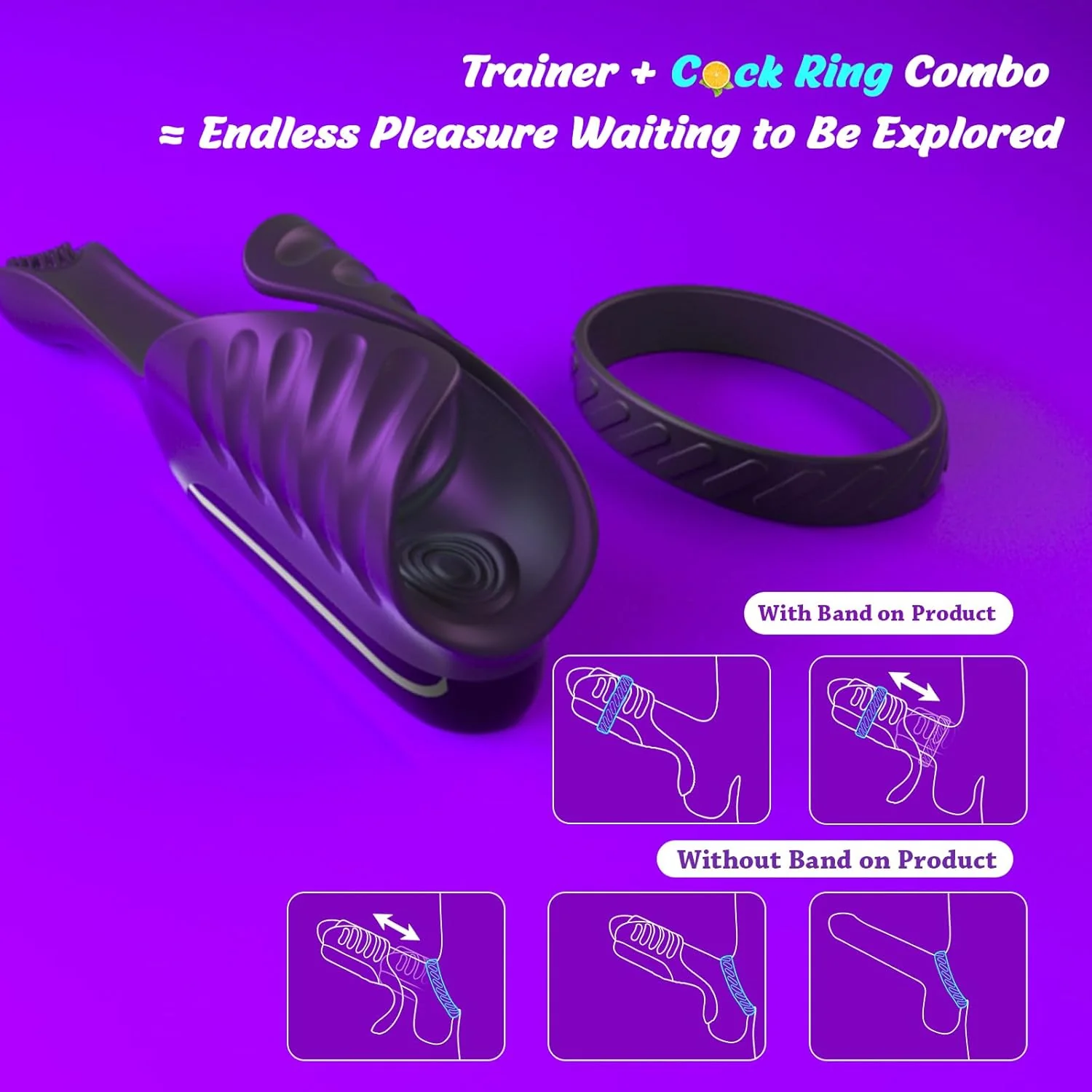 TapFlex Tapping Penis Trainer Vibrator - Image 3