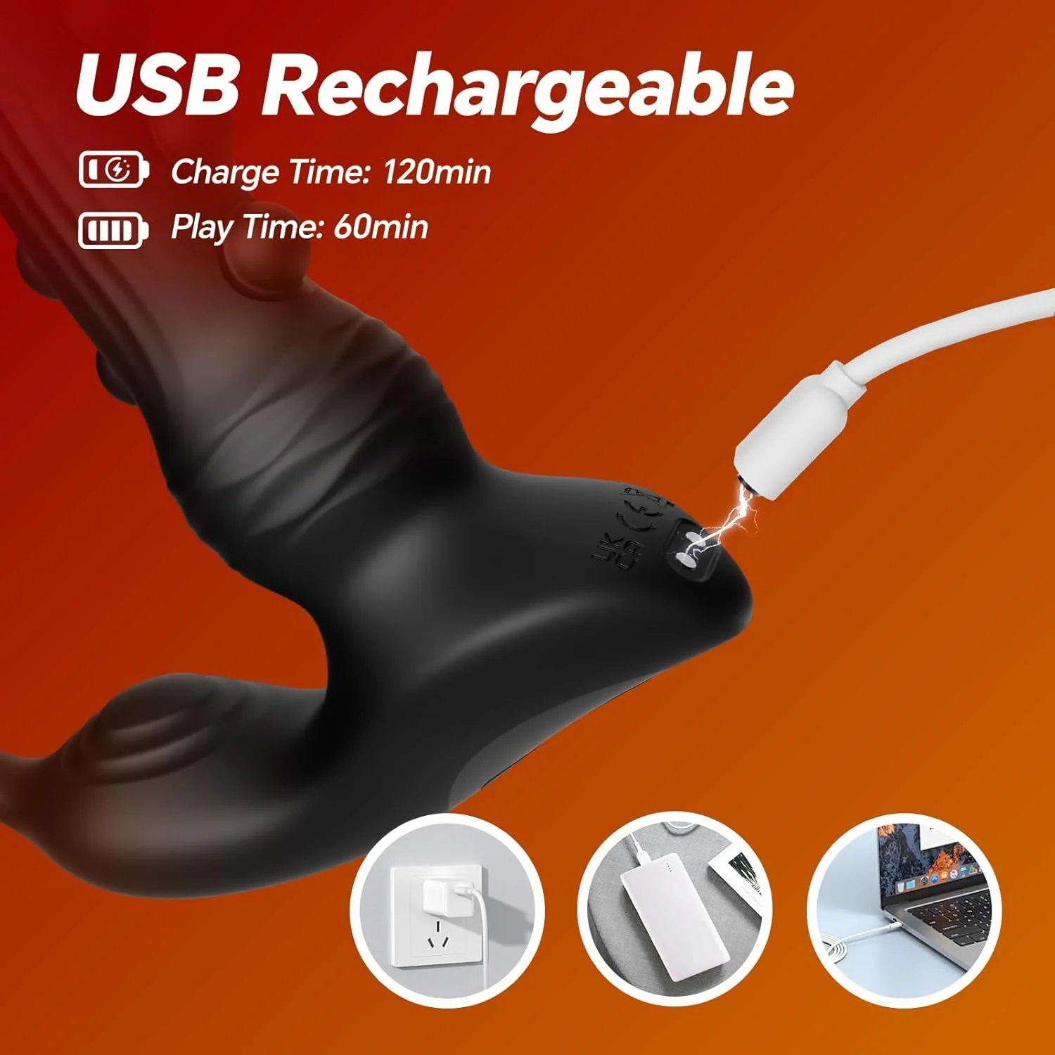 TapPulse App-Controlled Prostate Massager Cock Ring - Image 8