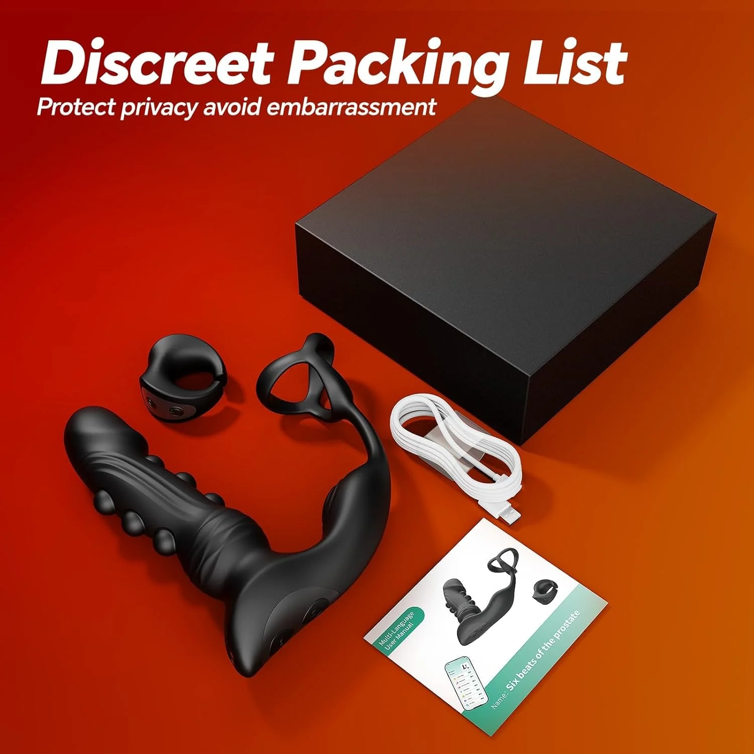 TapPulse App-Controlled Prostate Massager Cock Ring - Image 9