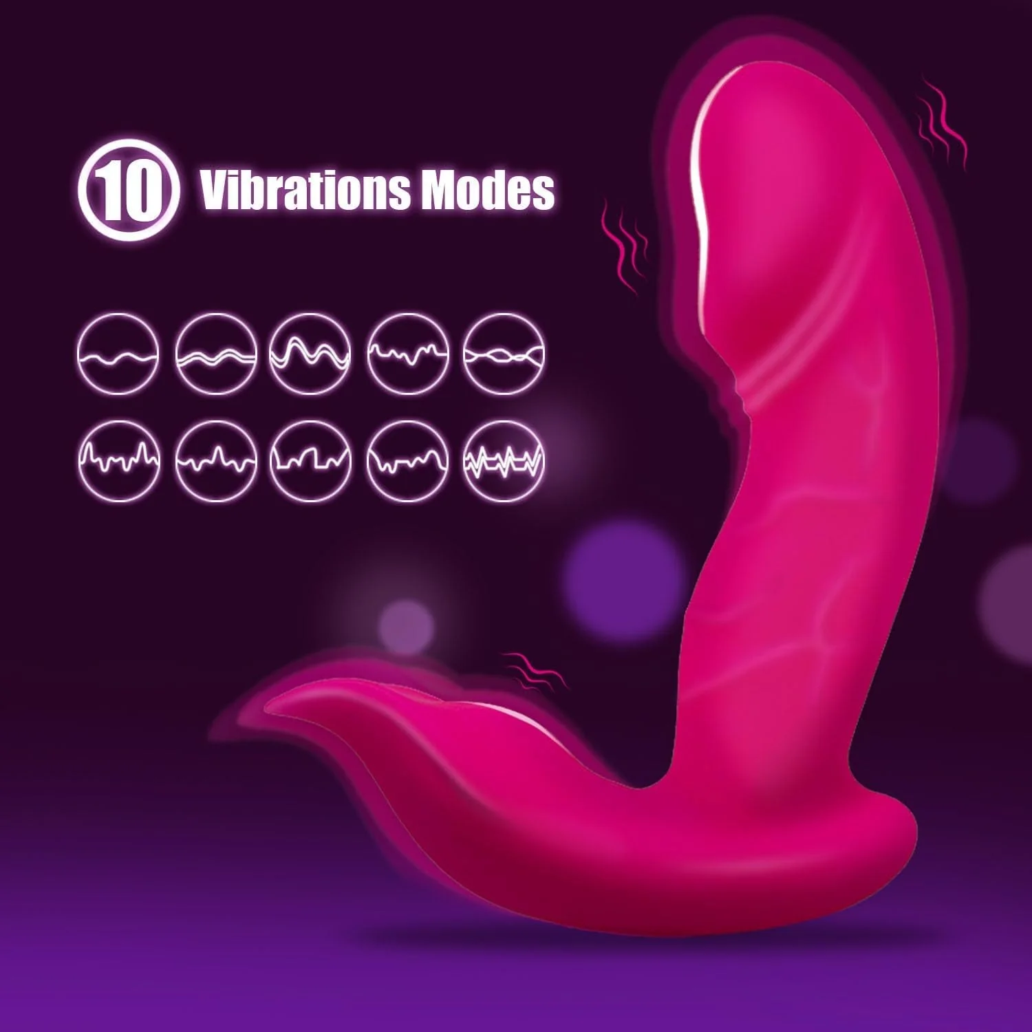 TeaseCurve Remote Control Dildo Panty Vibrator - Image 4