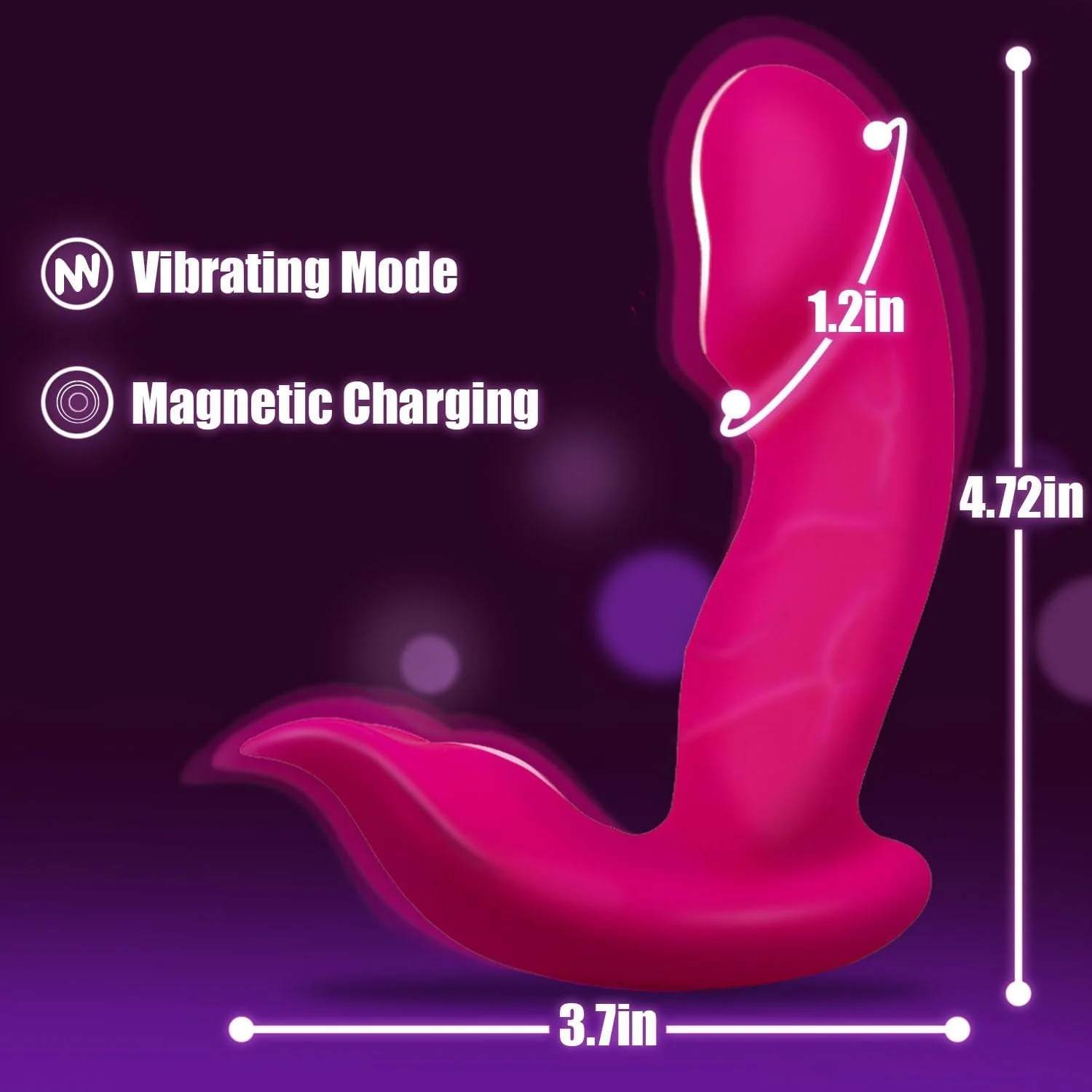 TeaseCurve Remote Control Dildo Panty Vibrator - Image 5