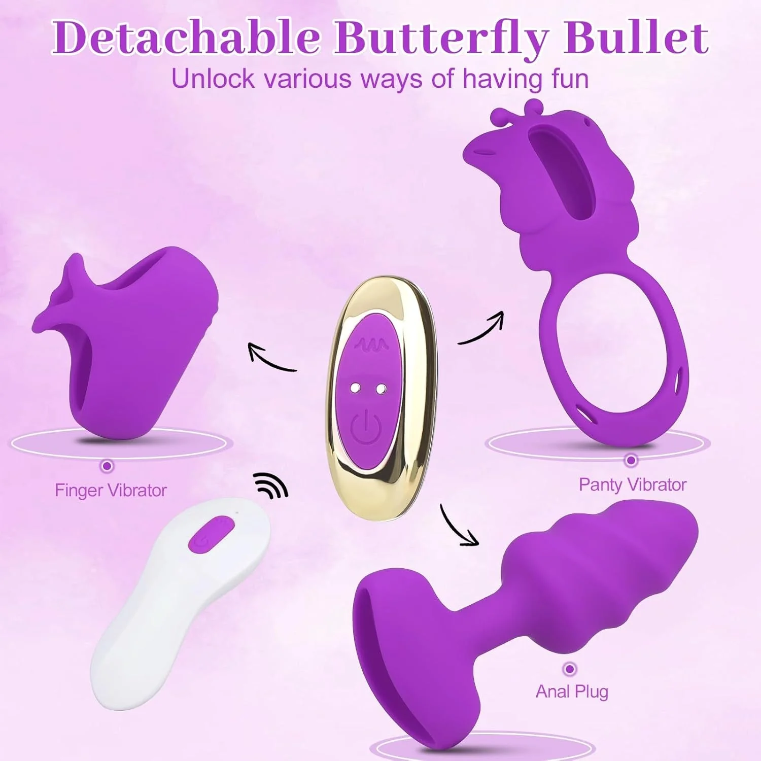 TeaseLink 3-in-1 Couples Vibrator Kit - Image 3