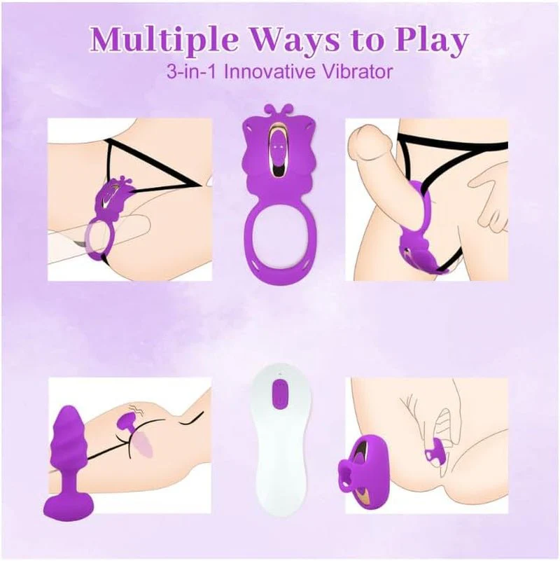 TeaseLink 3-in-1 Couples Vibrator Kit - Image 5