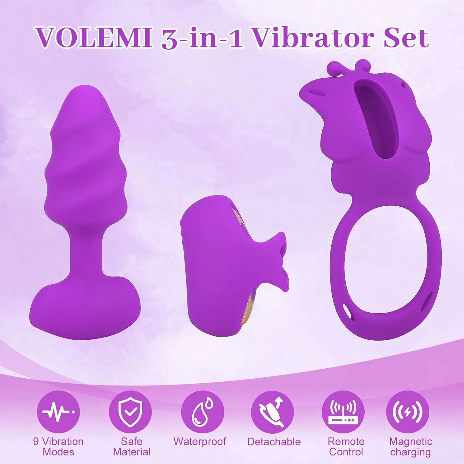 TeaseLink 3-in-1 Couples Vibrator Kit - Image 8