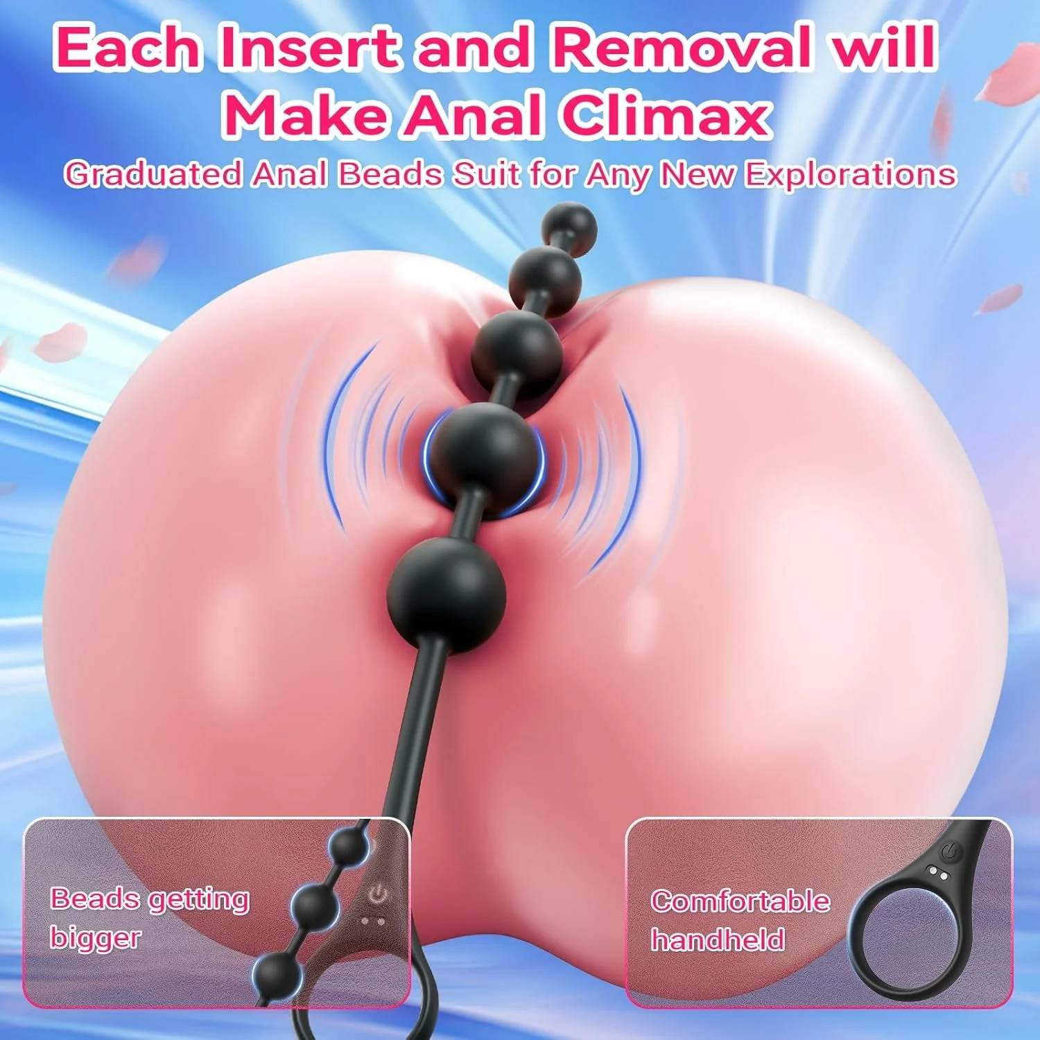 TemptLink App-Control Anal Beads & G-Spot Vibrator - Image 3