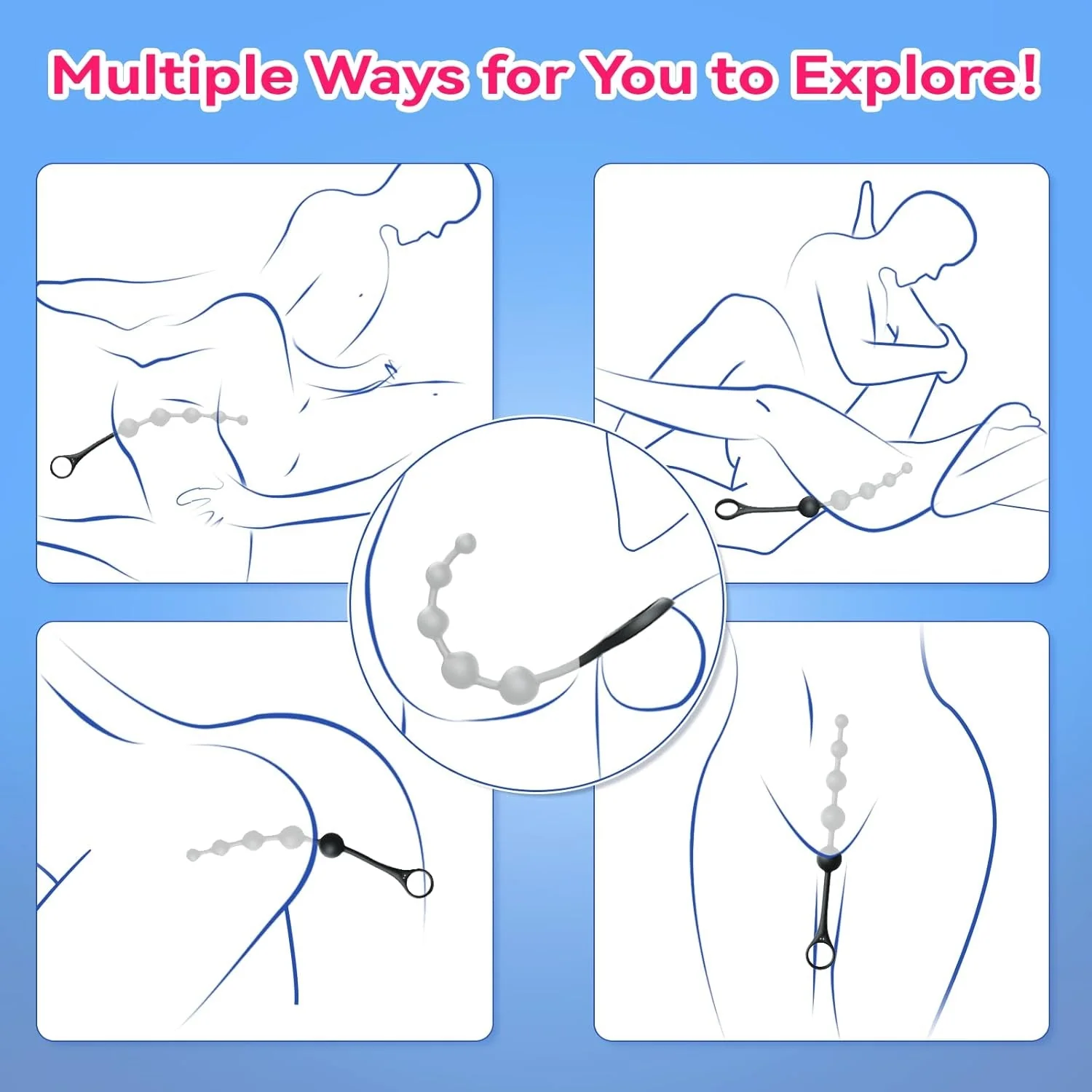 TemptLink App-Control Anal Beads & G-Spot Vibrator - Image 7